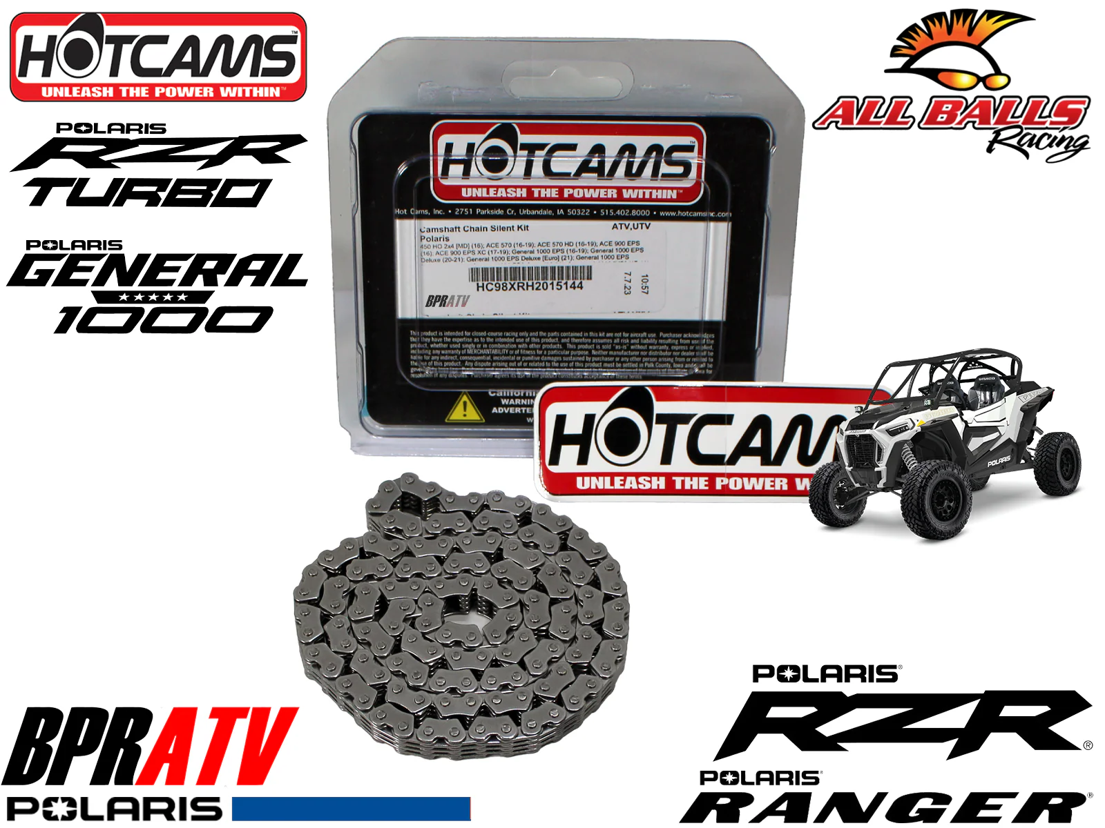 Polaris RZR XP 4 1000 RZR S 1000 Ranger XP 1000 Hot Cams Cam Chain Timing Chain - Image 5