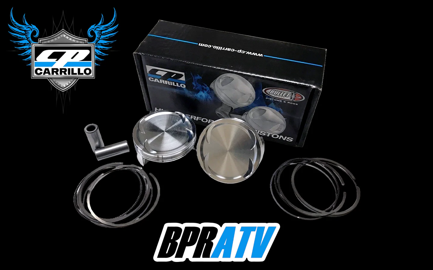 Polaris RZR XP 4 900 XP900 93mm 11.5:1 CP Carrillo Piston Set Connecting Rod Kit - Image 19