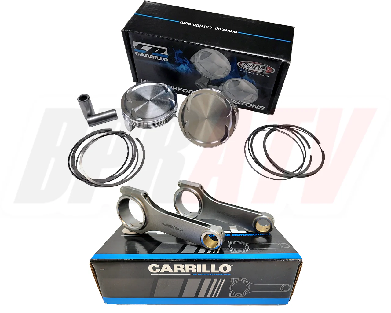 Polaris RZR XP 4 900 XP900 93mm 11.5:1 CP Carrillo Piston Set Connecting Rod Kit - Image 20