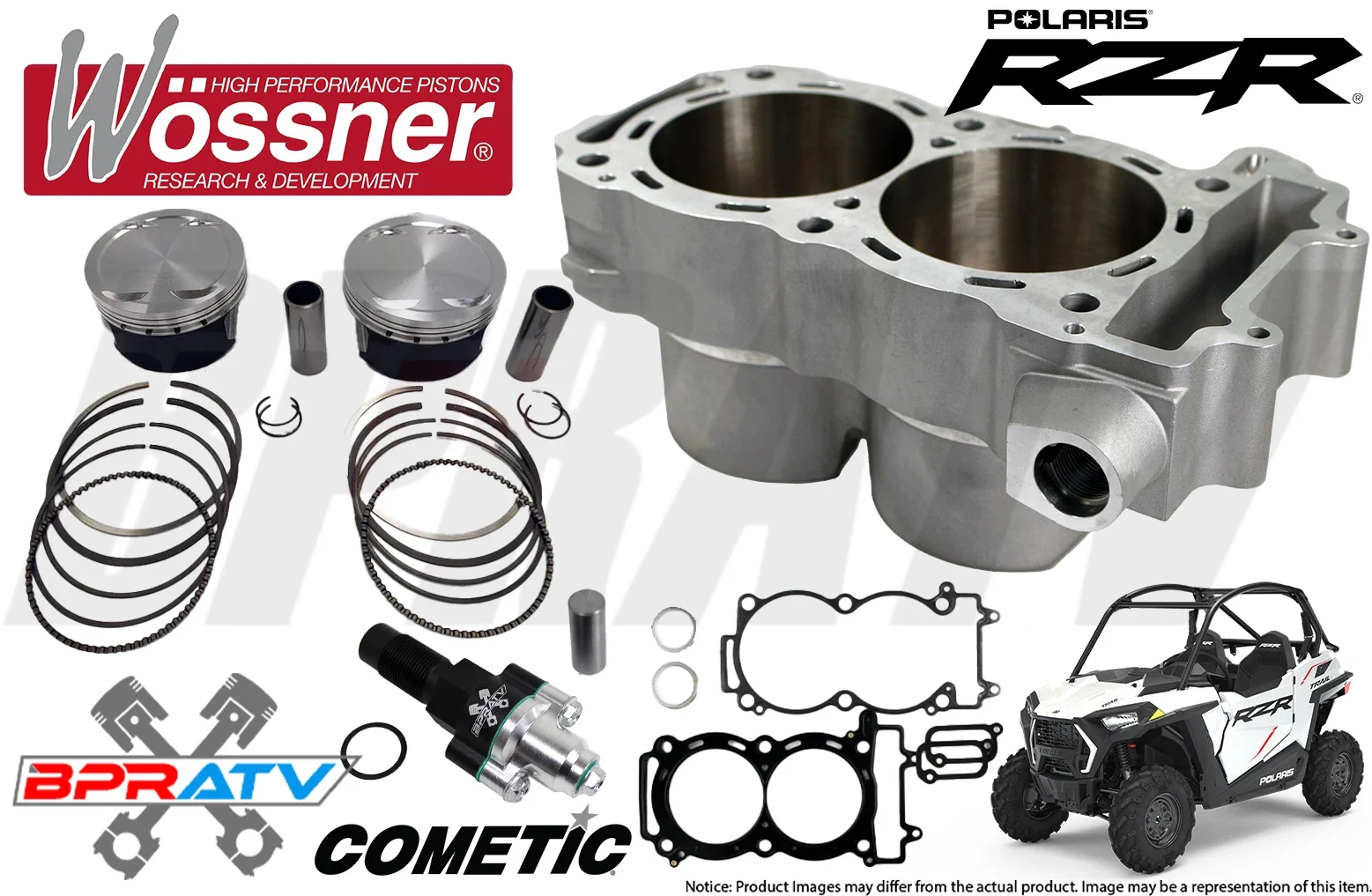 Polaris RZR XP 900 98mm Big Bore +5mm 975cc Complete Engine Top End Rebuild Kit! - Image 5