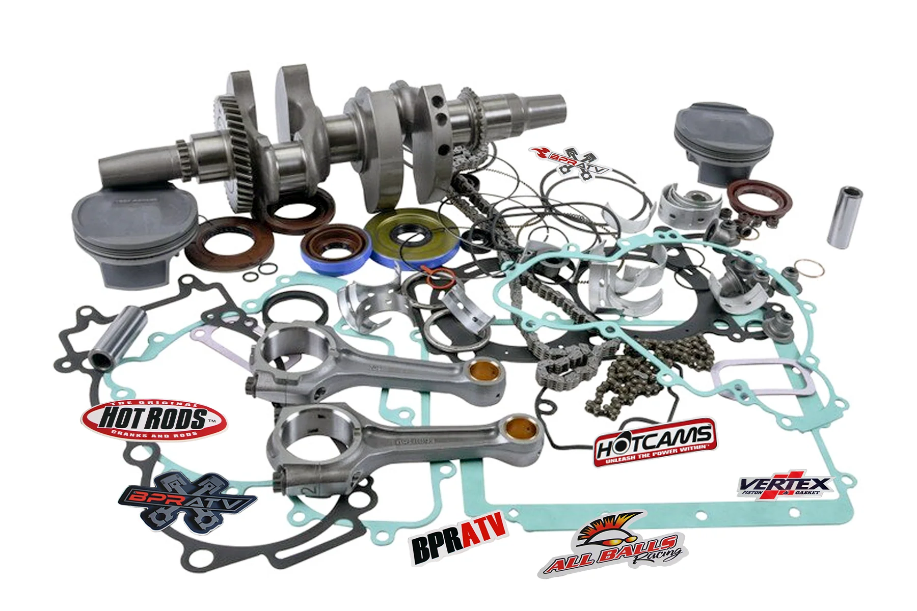 Polaris RZR XP 900 Complete Engine Rebuild Kit Crank Cylinder Pistons '2011-2012 - Image 4