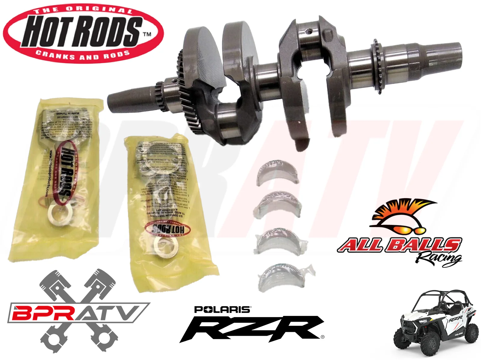 Polaris RZR XP 900 XP4 Complete Engine Rebuild Kit Crank Cylinder Wiseco Pistons - Image 14