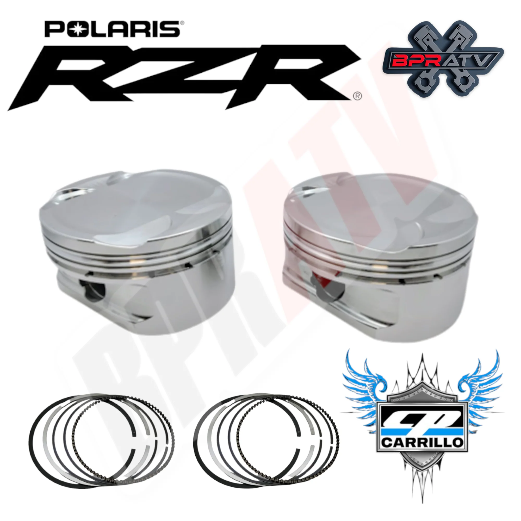 Polaris RZR XP Turbo XP 4 925 93mm Cylinder CP Carrillo Pistons Set Rebuild Kit - Image 4