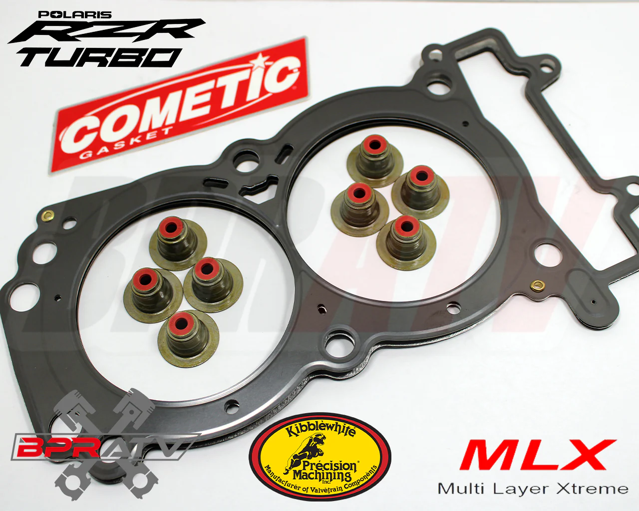 Polaris RZR XP XPT TURBO Cometic MLX 4-Layer Head Gasket Kibblewhite RED Seals - Image 7