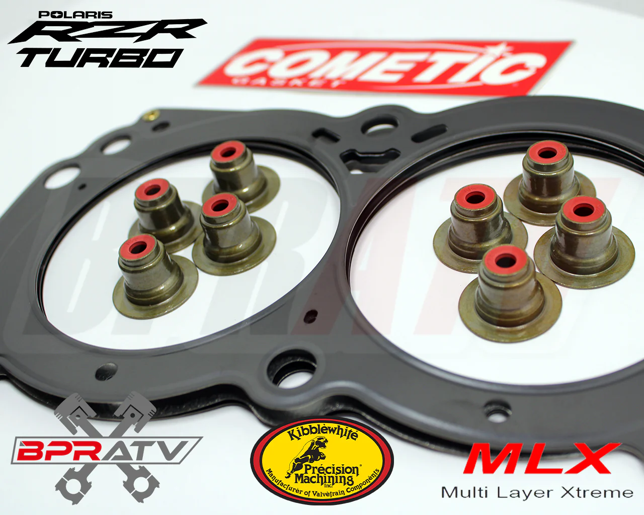 Polaris RZR XP XPT TURBO Cometic MLX 4-Layer Head Gasket Kibblewhite RED Seals - Image 9