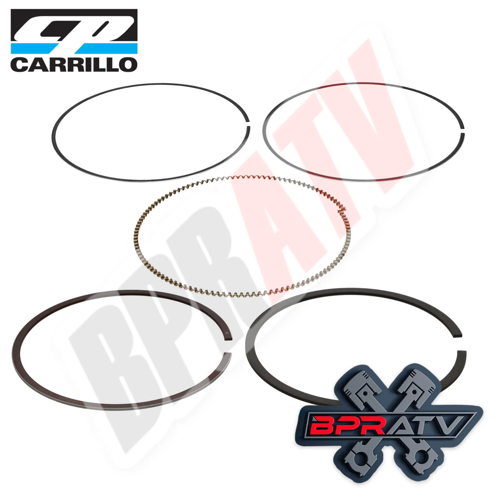 Polaris RZR XP1000 XP 1000 900 93mm OEM Stock Bore CP Carrillo Piston Rings Only - Image 13