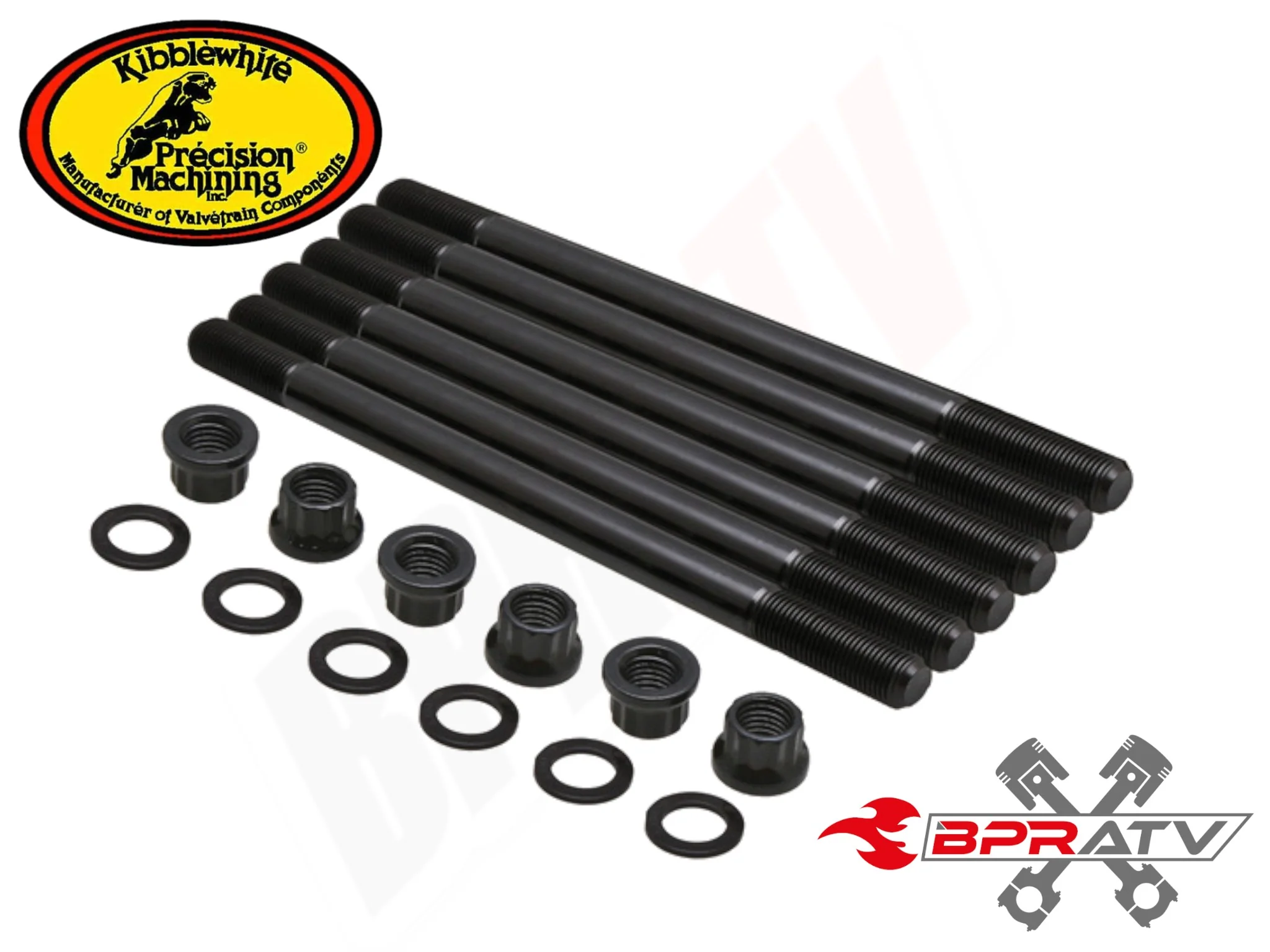 Polaris RZR XP900 XP 900 Kibblewhite Stronger Heavy Duty Cylinder Head Studs Kit - Image 5