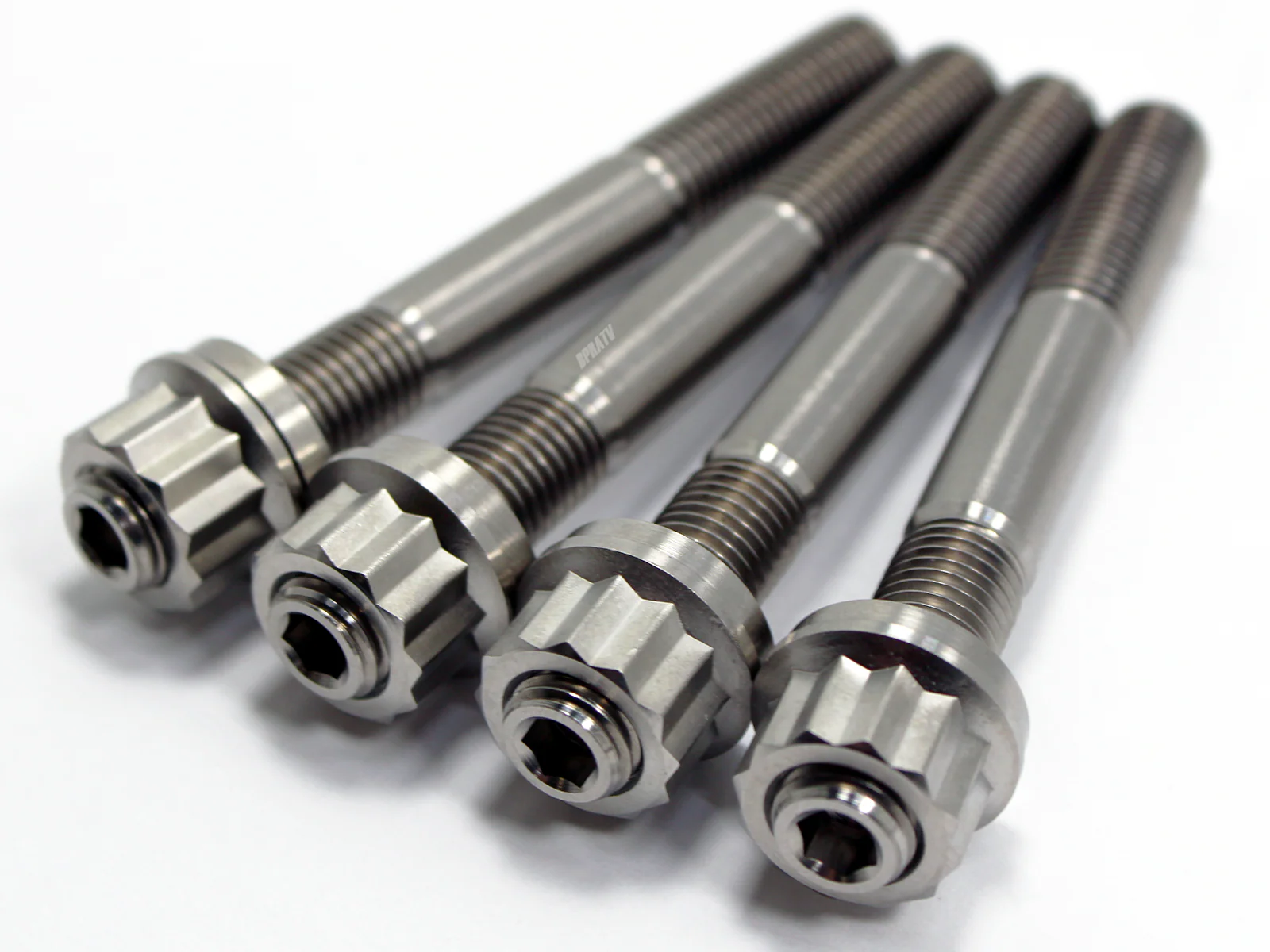 Polaris Sportsman 500 Cylinder Stud Bolts TITANIUM Studs Nut Case Bolt Kit Set - Image 5