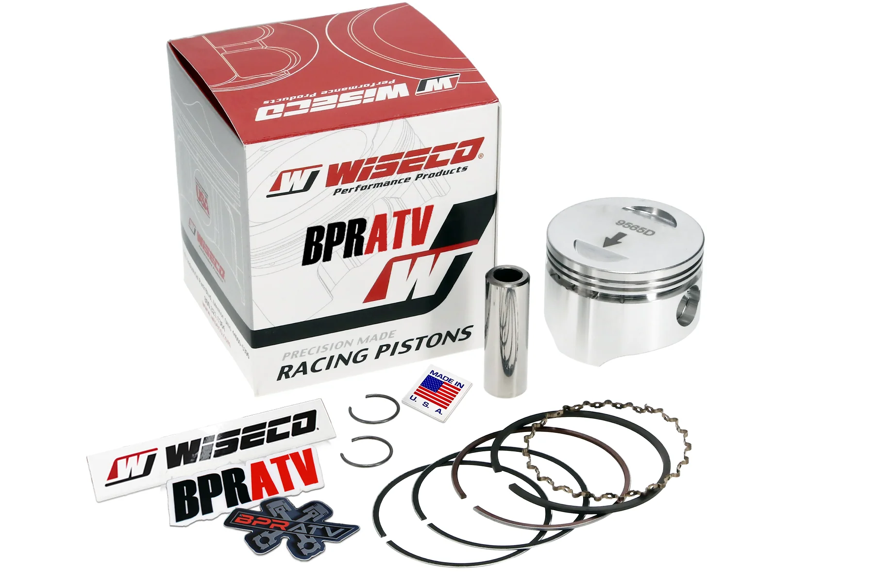 Polaris Sportsman 90 / Outlaw 90 49mm Big Bore Cylinder Wiseco Forged Piston Kit - Image 3
