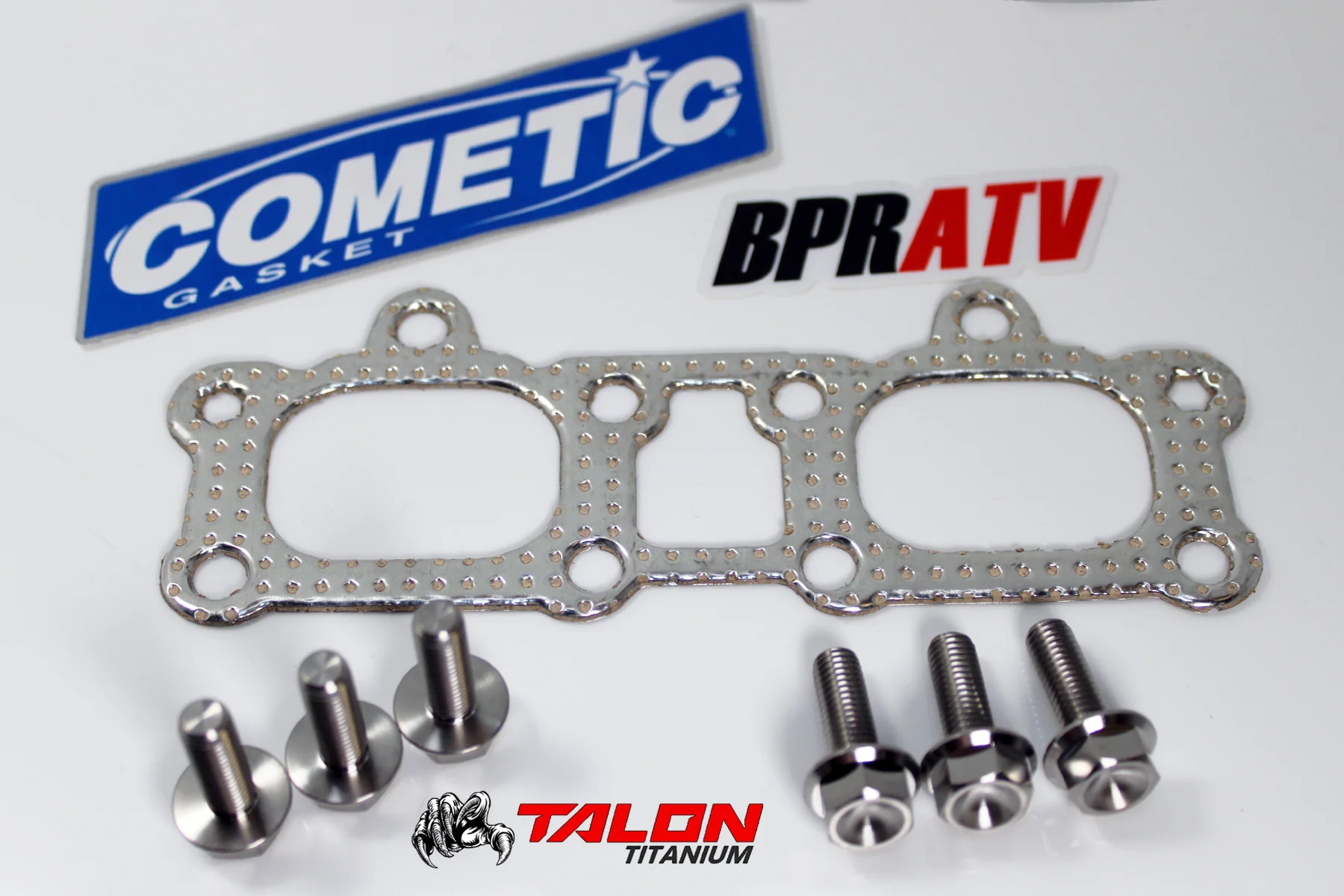 Premium Titanium Exhaust Manifold Bolts & Cometic Gasket for Polaris RZR XP 1000 - Image 7