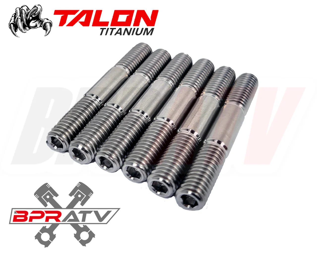 Pro Design Cool Head Studs TITANIUM Banshee PD300A Cylinder Head Ti Stud Nut Kit - Image 5
