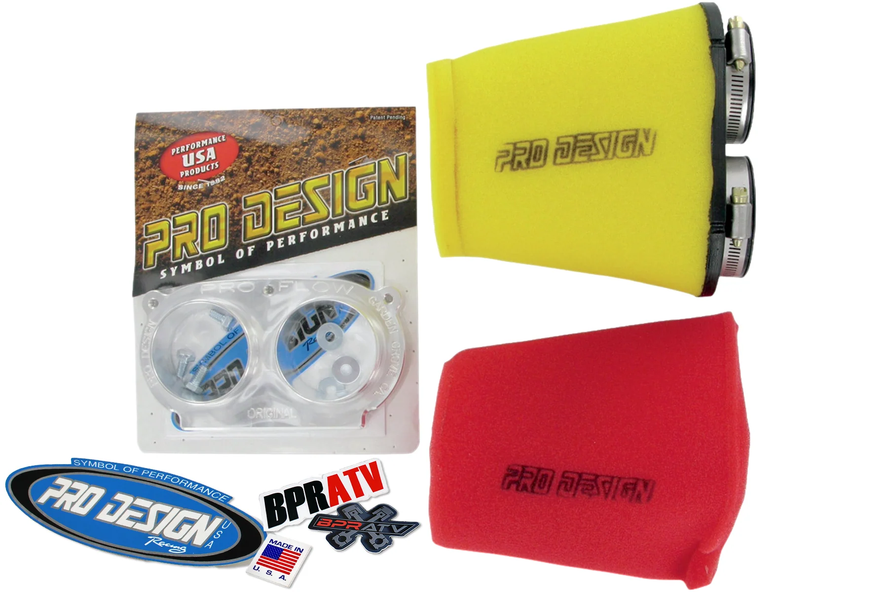 Pro Design Pro Flow Foam Air Filter Intake PWR Kit PD205 Yamaha Raptor 660 660R - Image 2