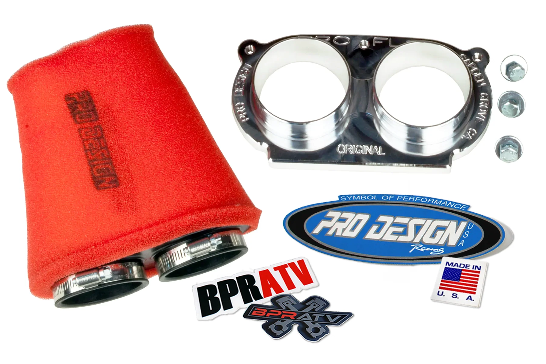 Pro Design Pro Flow Foam Air Filter Intake PWR Kit PD205 Yamaha Raptor 660 660R - Image 4