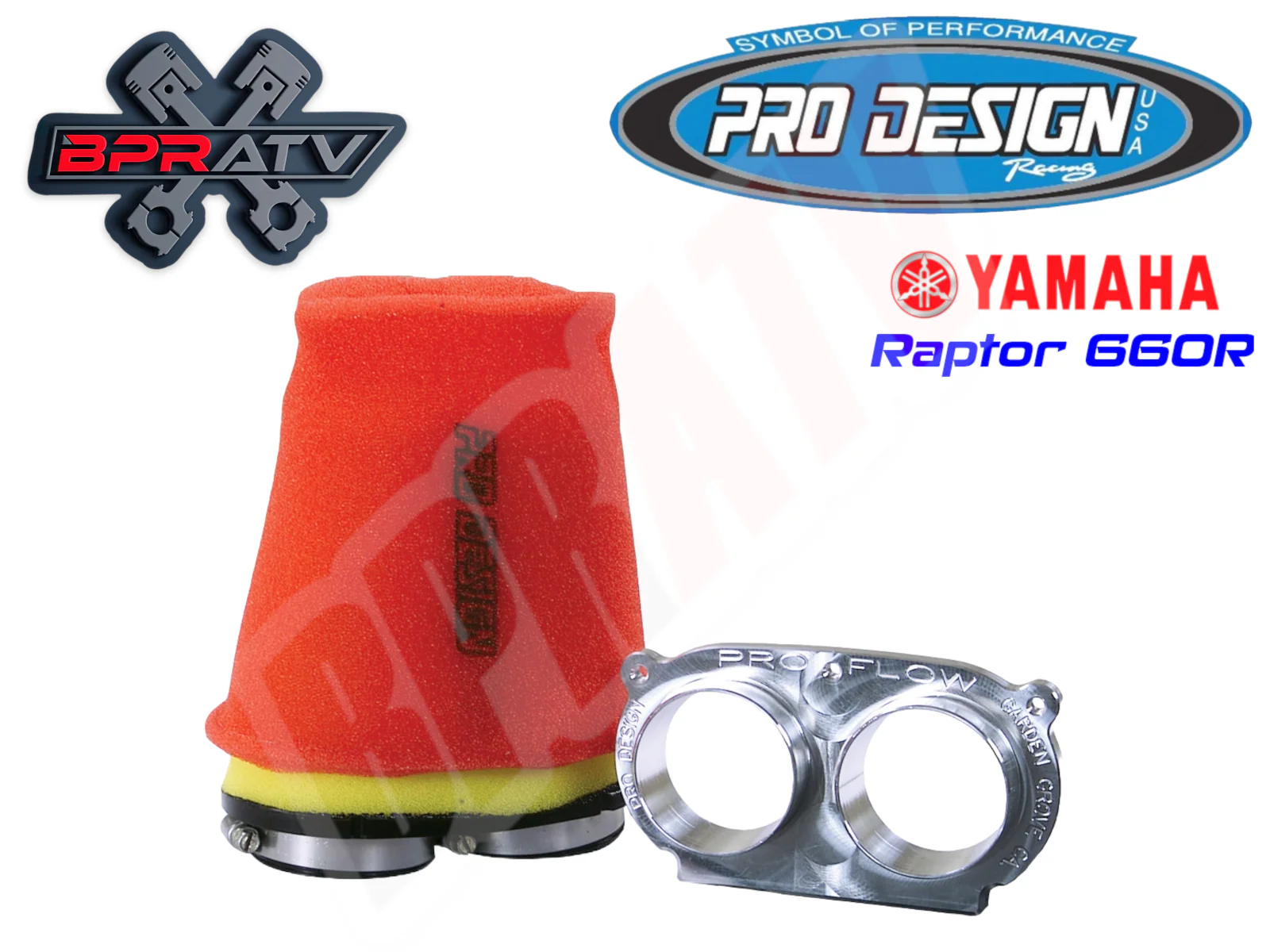 Pro Design Pro Flow Foam Air Filter Intake PWR Kit PD205 Yamaha Raptor 660 660R - Image 5
