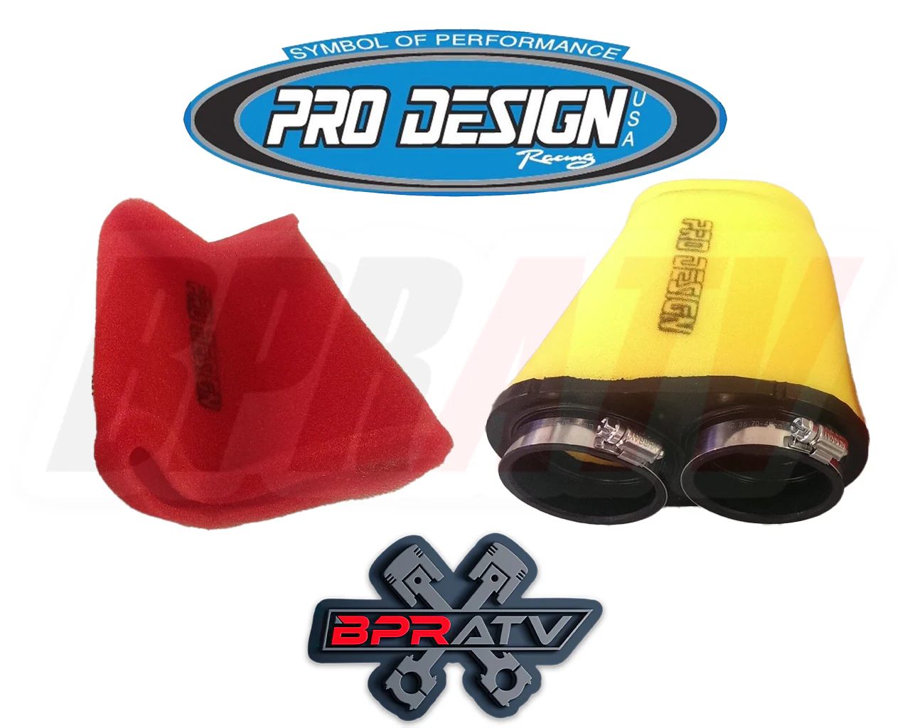 Pro Design Pro Flow Foam Air Filter Intake PWR Kit PD205 Yamaha Raptor 660 660R - Image 9