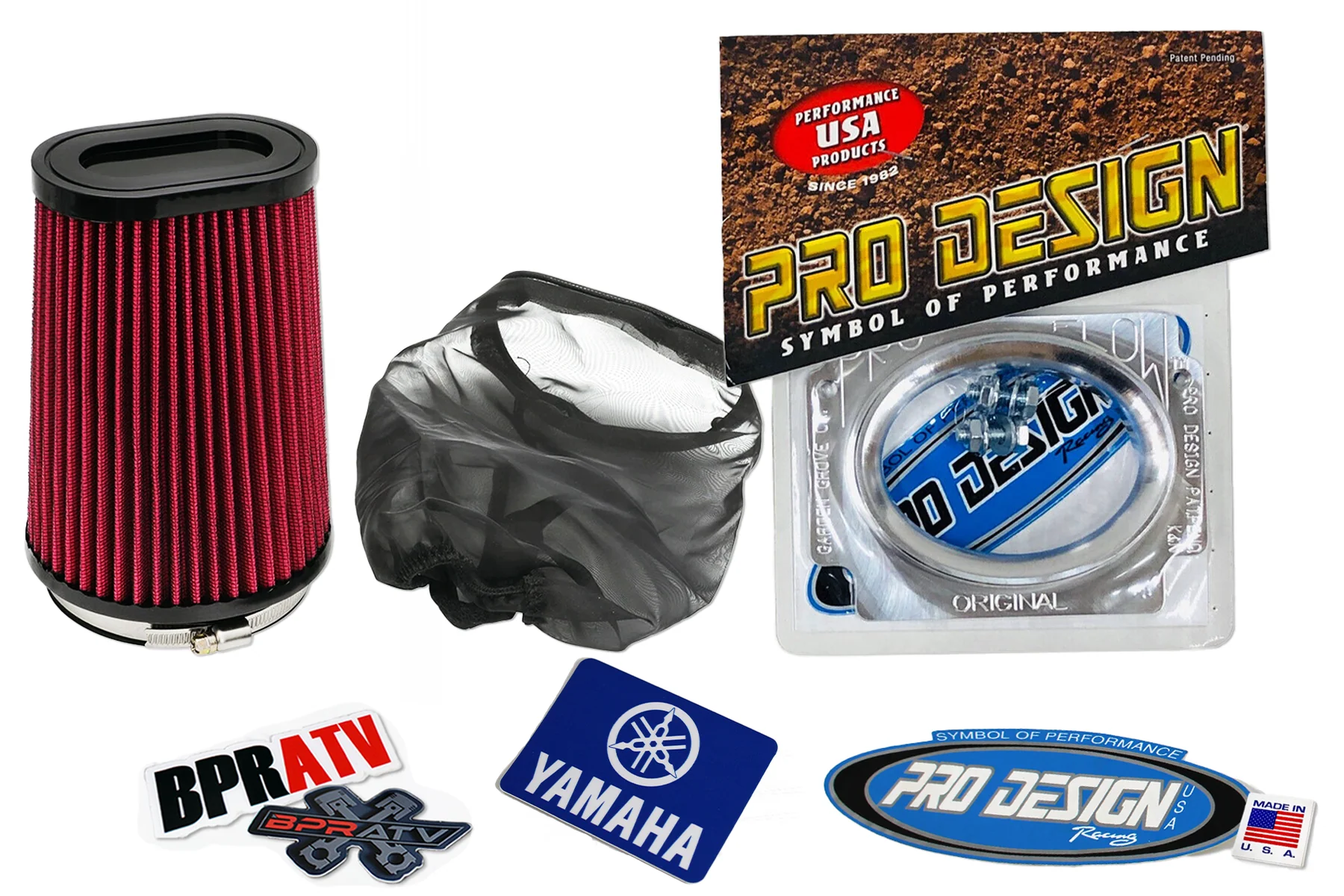 Pro Design Racing Pro-Flow Air Filter Kit Yamaha Banshee 350 87-06 K&N Style USA - Image 3