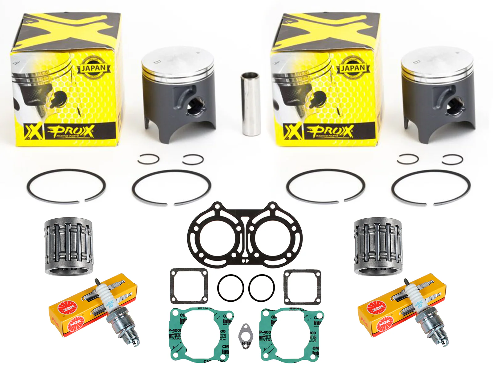 Banshee 350 YFZ 350 ProX 64mm Piston Set Top End Kit Gaskets Bearings NGK Plugs!