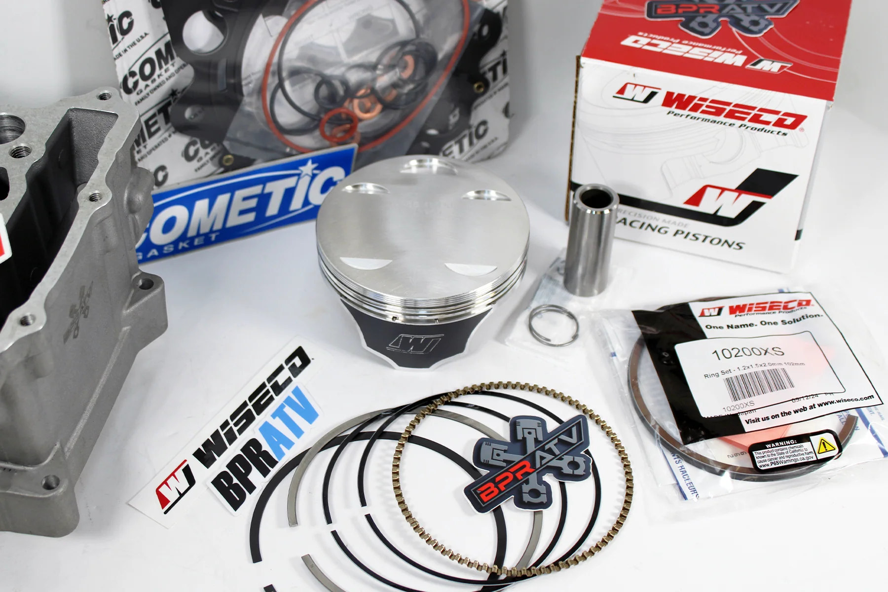 Raptor 660 102mm 686 Big Bore Cylinder Wiseco Piston Cometic Top End Rebuild Kit - Image 10
