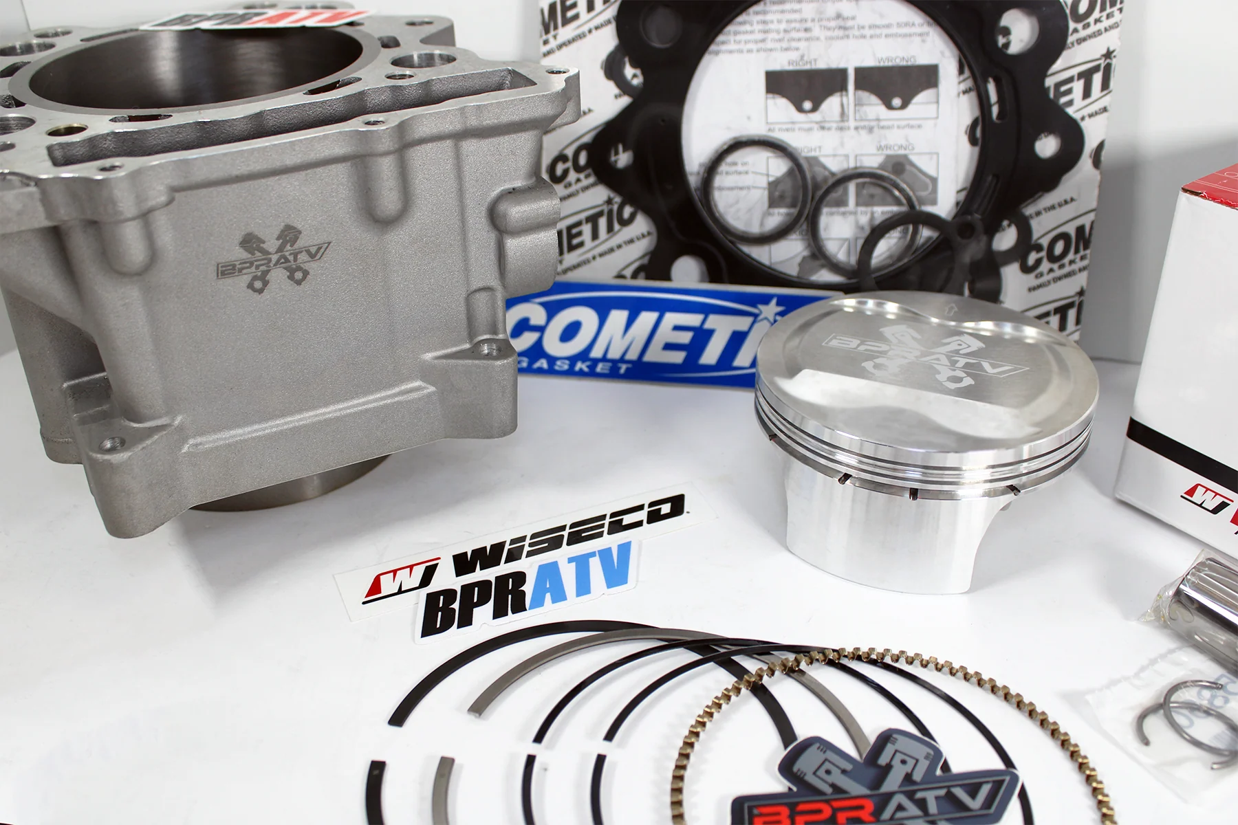 Raptor 660 102mm 686 Big Bore Cylinder Wiseco Piston Cometic Top End Rebuild Kit - Image 14