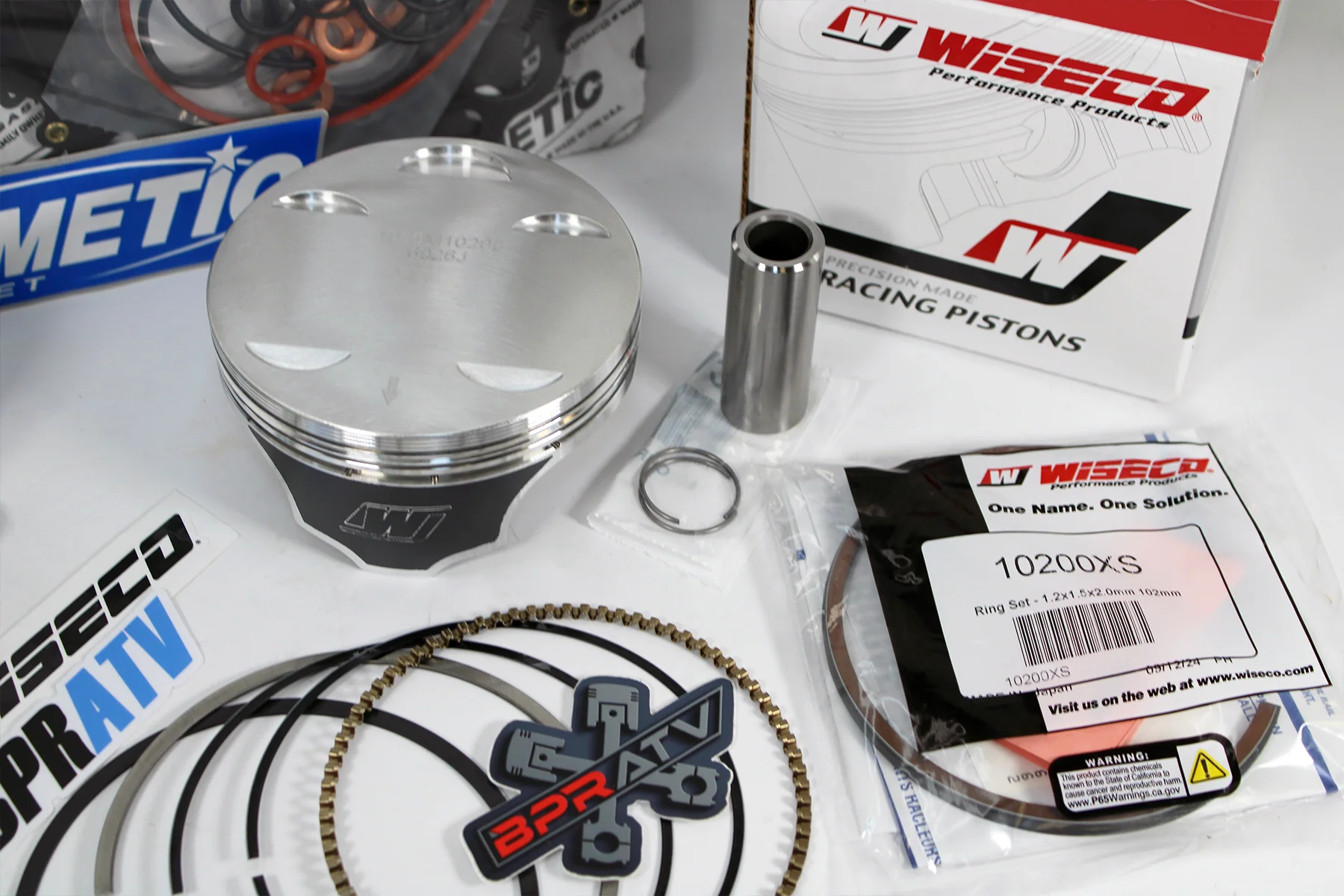 Raptor 660 102mm 686 Big Bore Cylinder Wiseco Piston Cometic Top End Rebuild Kit - Image 6