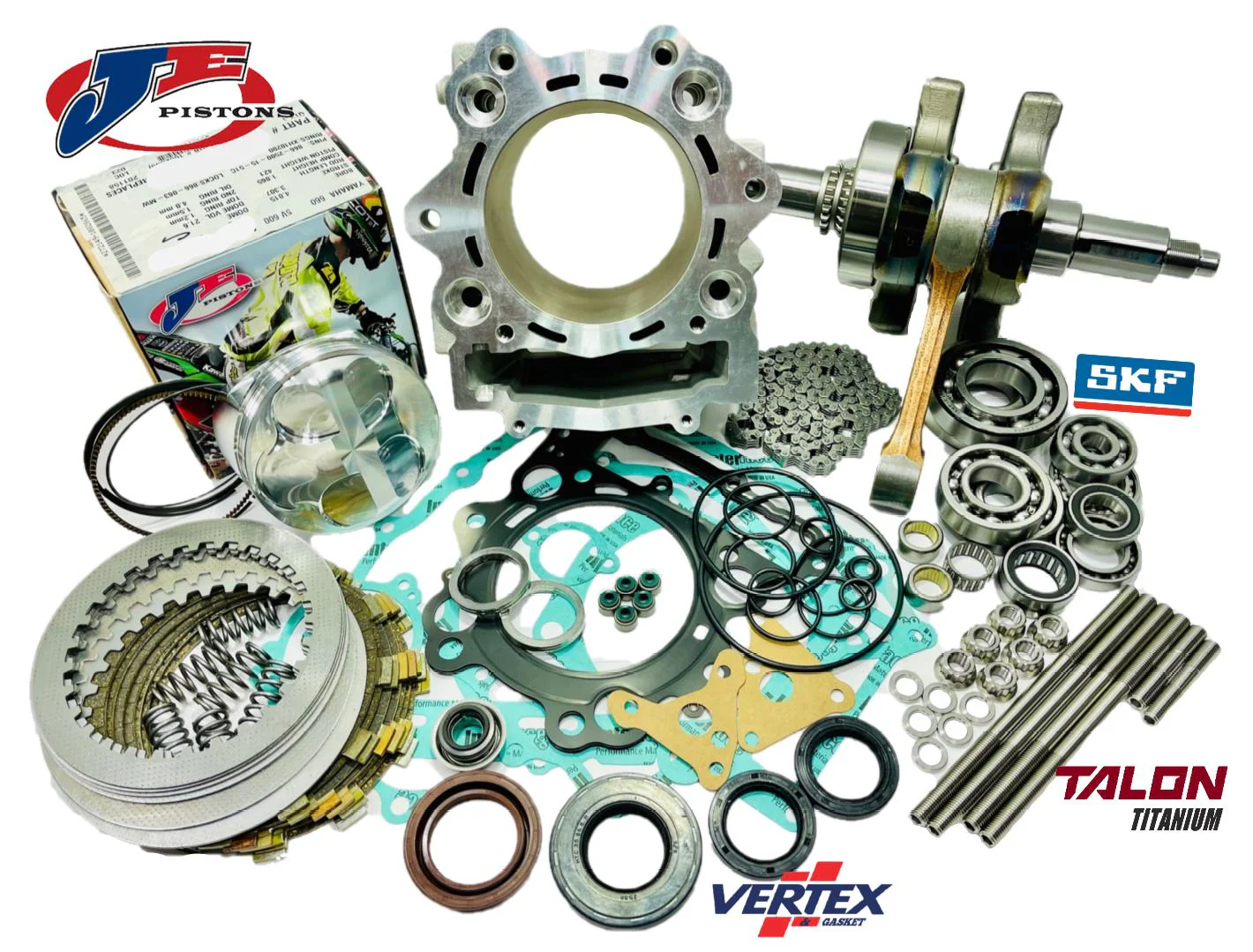 Raptor 660 Big Bore Rebuild Kit Crank 102mm Top & Bottom End Assembly 686cc Redo - Image 6