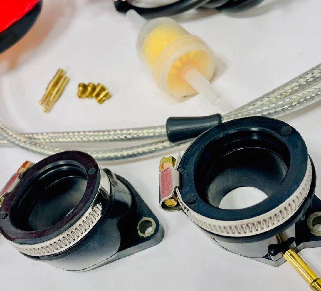 Raptor 660 Carb Kit Complete Stock Carburetor K&N Filter Black Billet Throttle - Image 3
