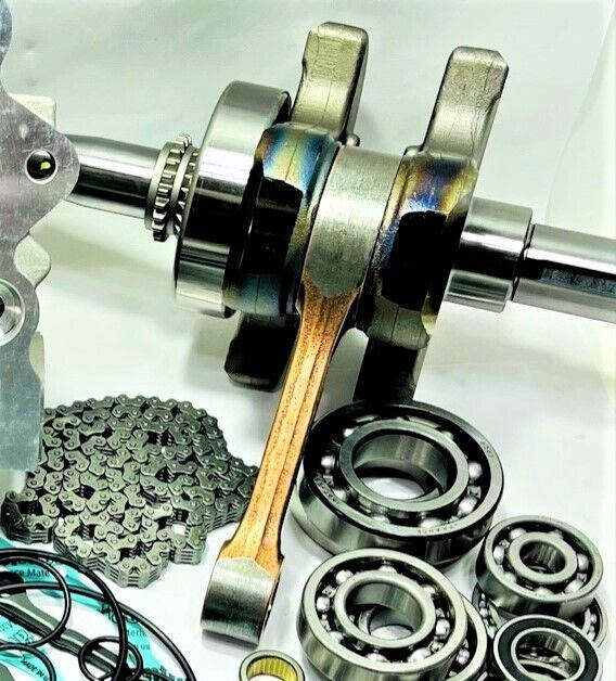 Raptor 660 Rebuild Kit Top Bottom End Replacement Motor Engine Hotcam Valves - Image 3