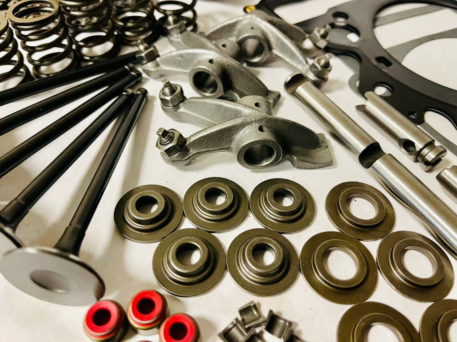 Raptor 660 Stage 2 Hotcam Hot Cam Shaft Complete Head Rebuild Valves Rocker Seal - Image 2