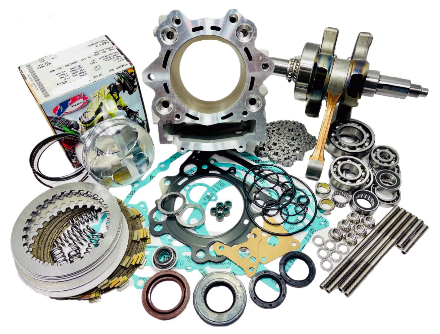 Raptor 660 Stroker Rebuild Kit Big Bore Stage 3 Hot Cam Kibblewhite Valves 719cc - Image 3