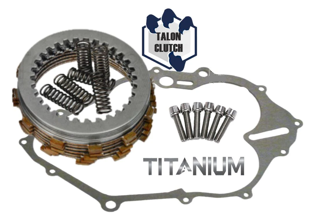 Raptor 660 Talon Clutch Kit Pack Titanium Bolts Case Cover Gasket Complete Set