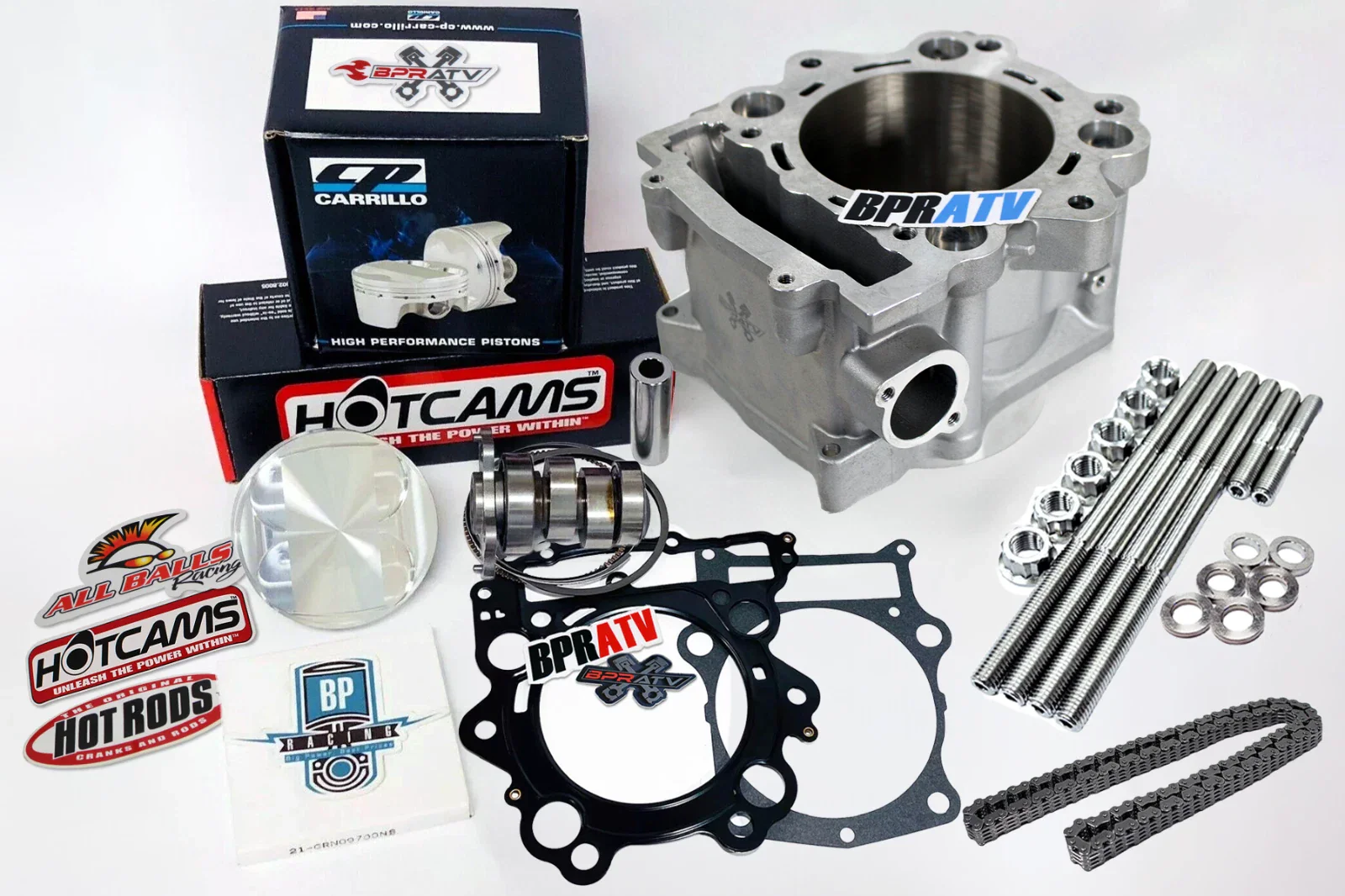 Raptor 700 105.5mm Big Bore Stage 3 Hot Cams Top End Rebuild Kit No Machining 🦖