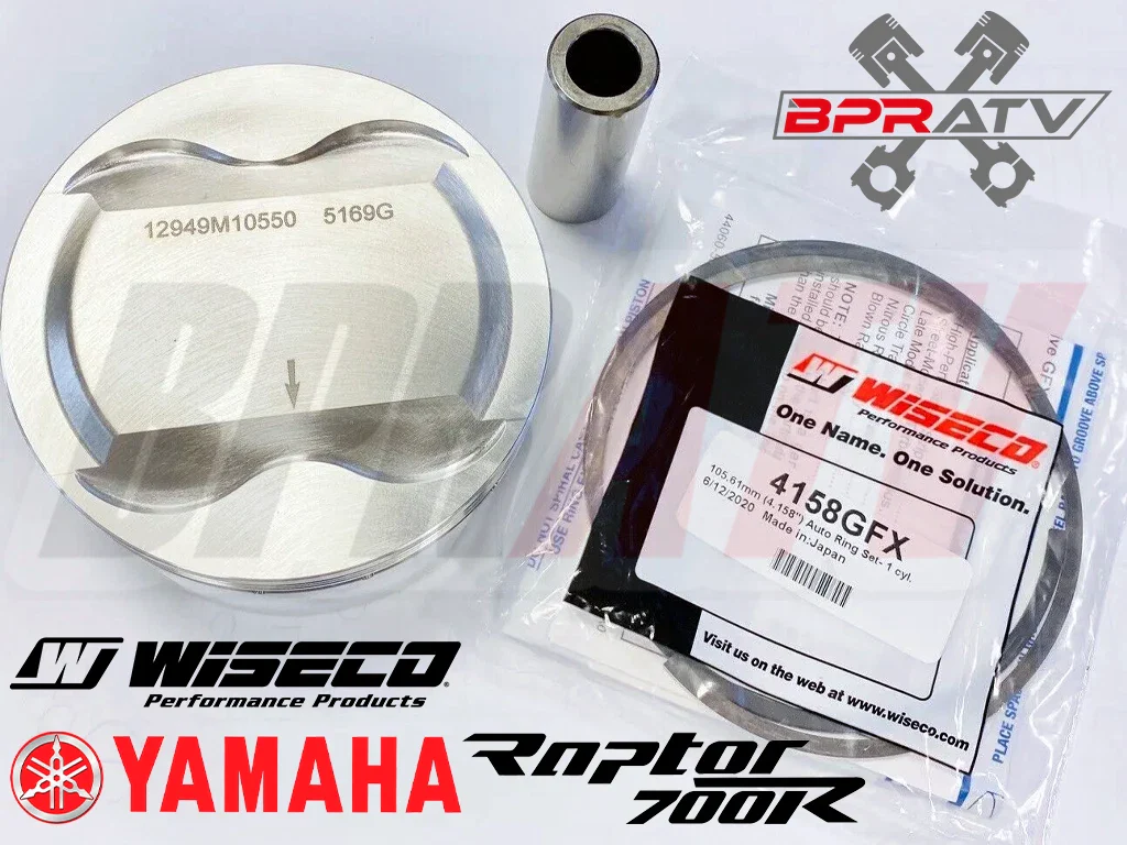 Raptor 700 105.5mm Big Bore Stage 3 Hot Cams Top End Rebuild Kit No Machining 🦖 - Image 12