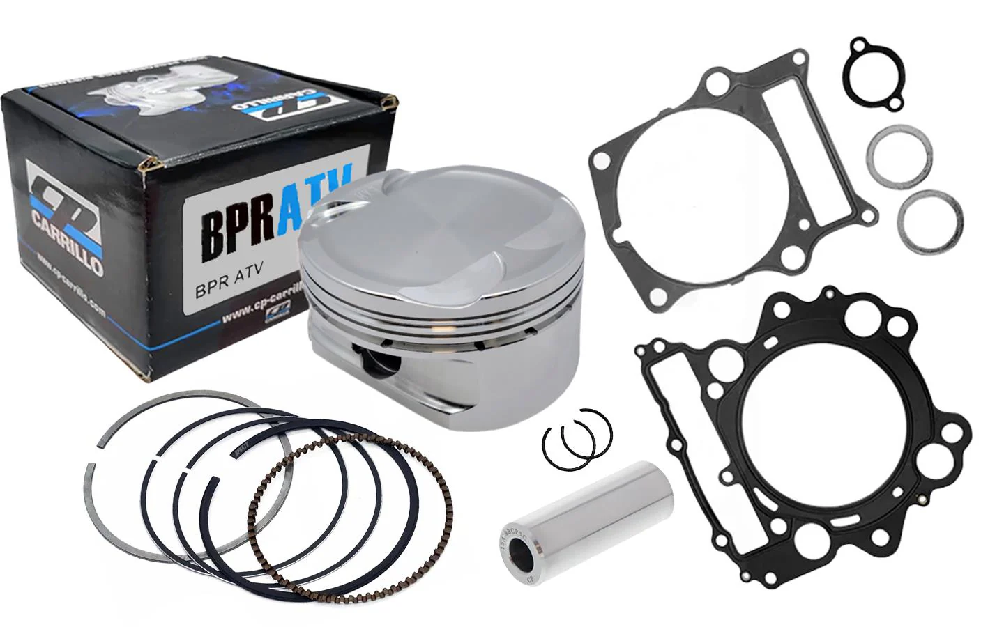Raptor 700 14:1 Hi Comp Piston CP Carrillo 102mm OEM Bore Race Gas Head Gaskets - Image 5
