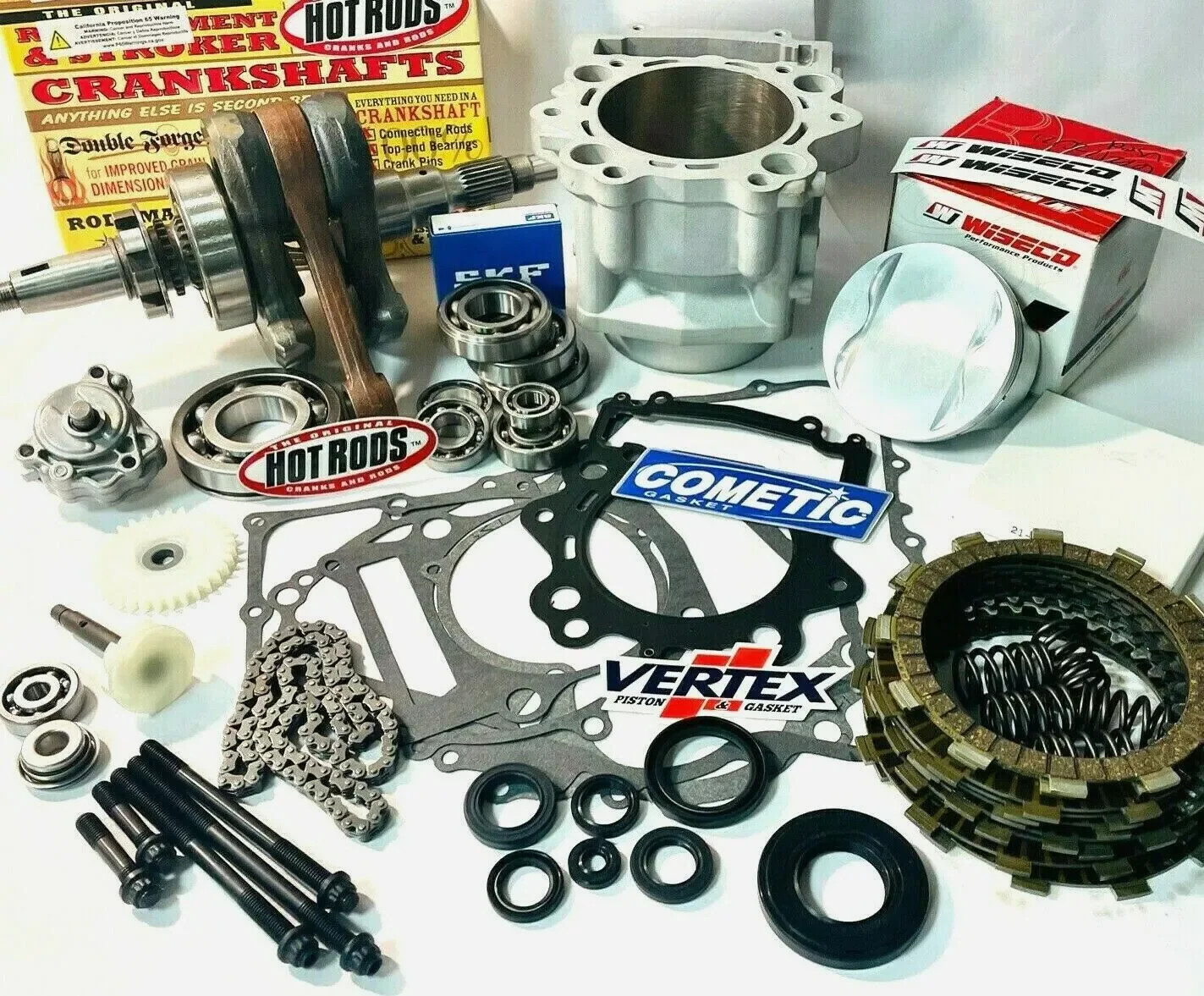 Raptor 700 Stock Rebuilt Motor Engine Top Bottom End Crankshaft Rebuild Part Kit