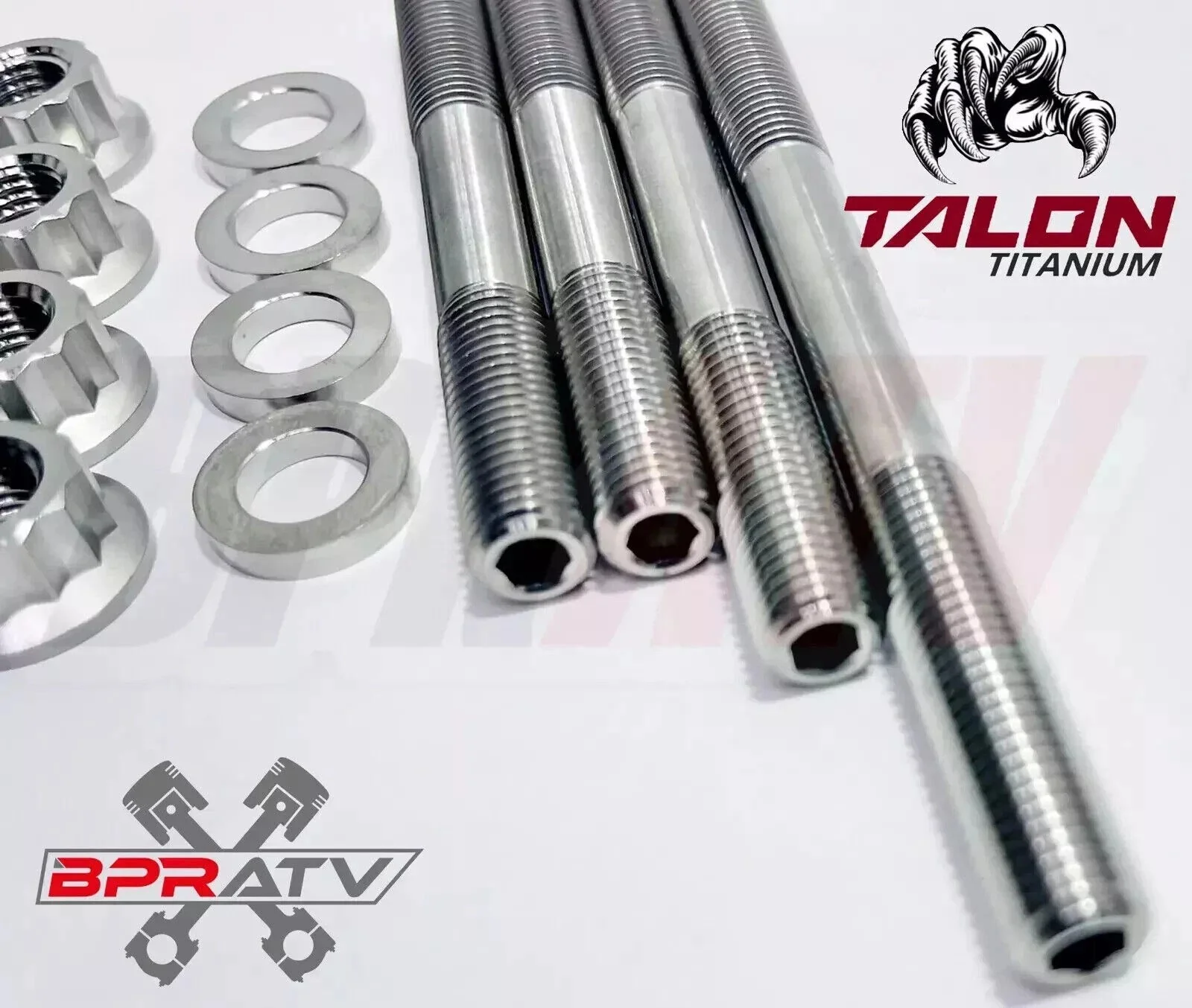 Raptor Rhino 700 Cylinder Head Studs Aftermarket Titanium Bolts Top End Stud Kit - Image 11