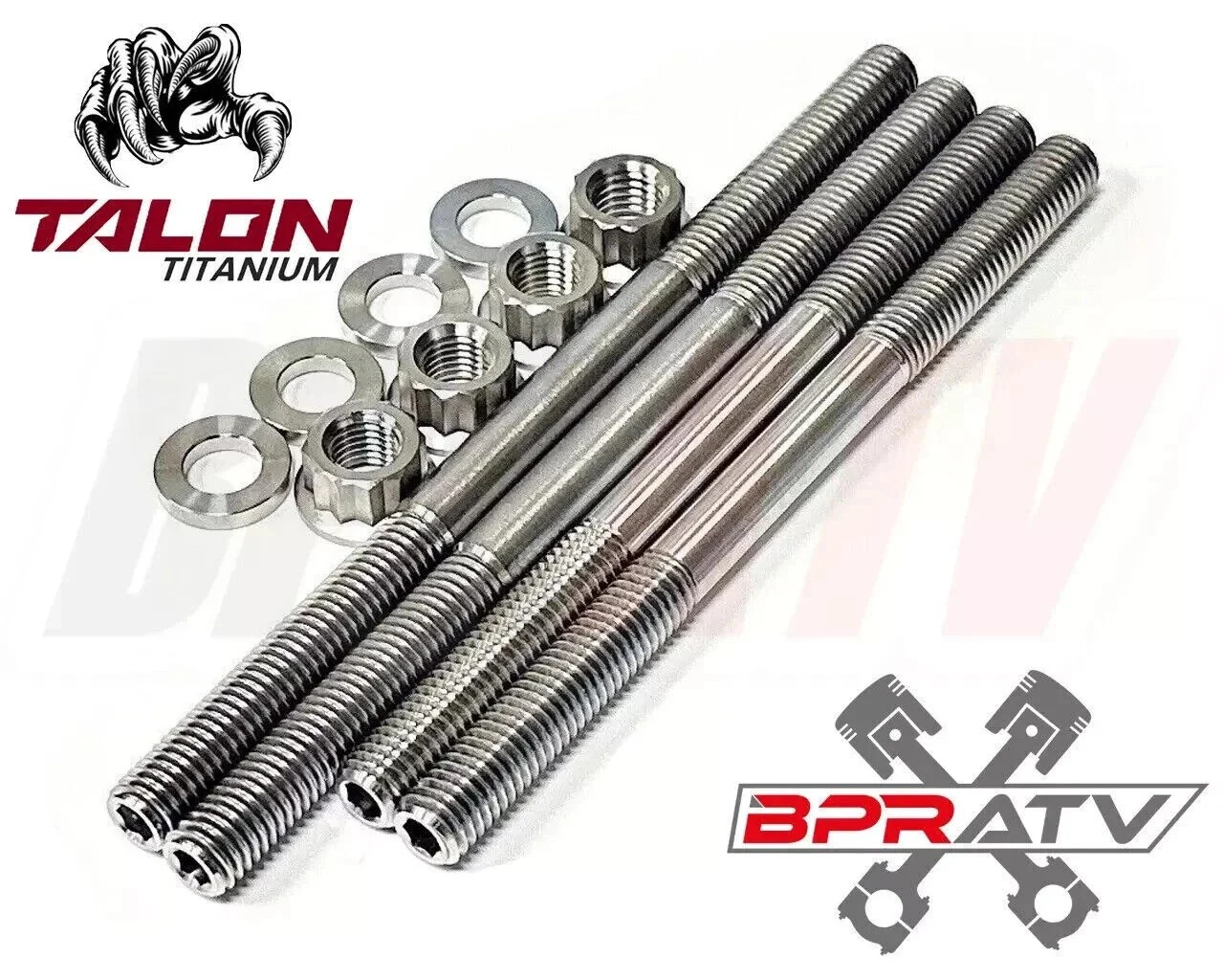 Raptor Rhino 700 Cylinder Head Studs Aftermarket Titanium Bolts Top End Stud Kit - Image 17