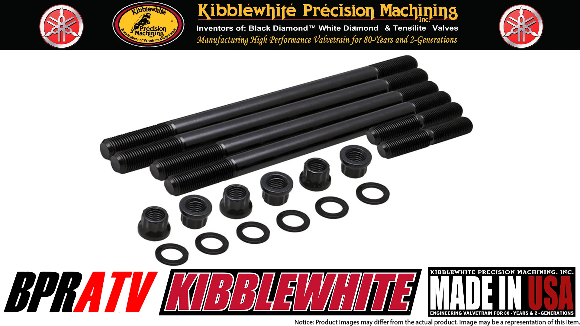 Raptor Rhino Viking 700 Kibblewhite Head Stud Kit ARP Heavy Duty Cylinder Bolts - Image 2