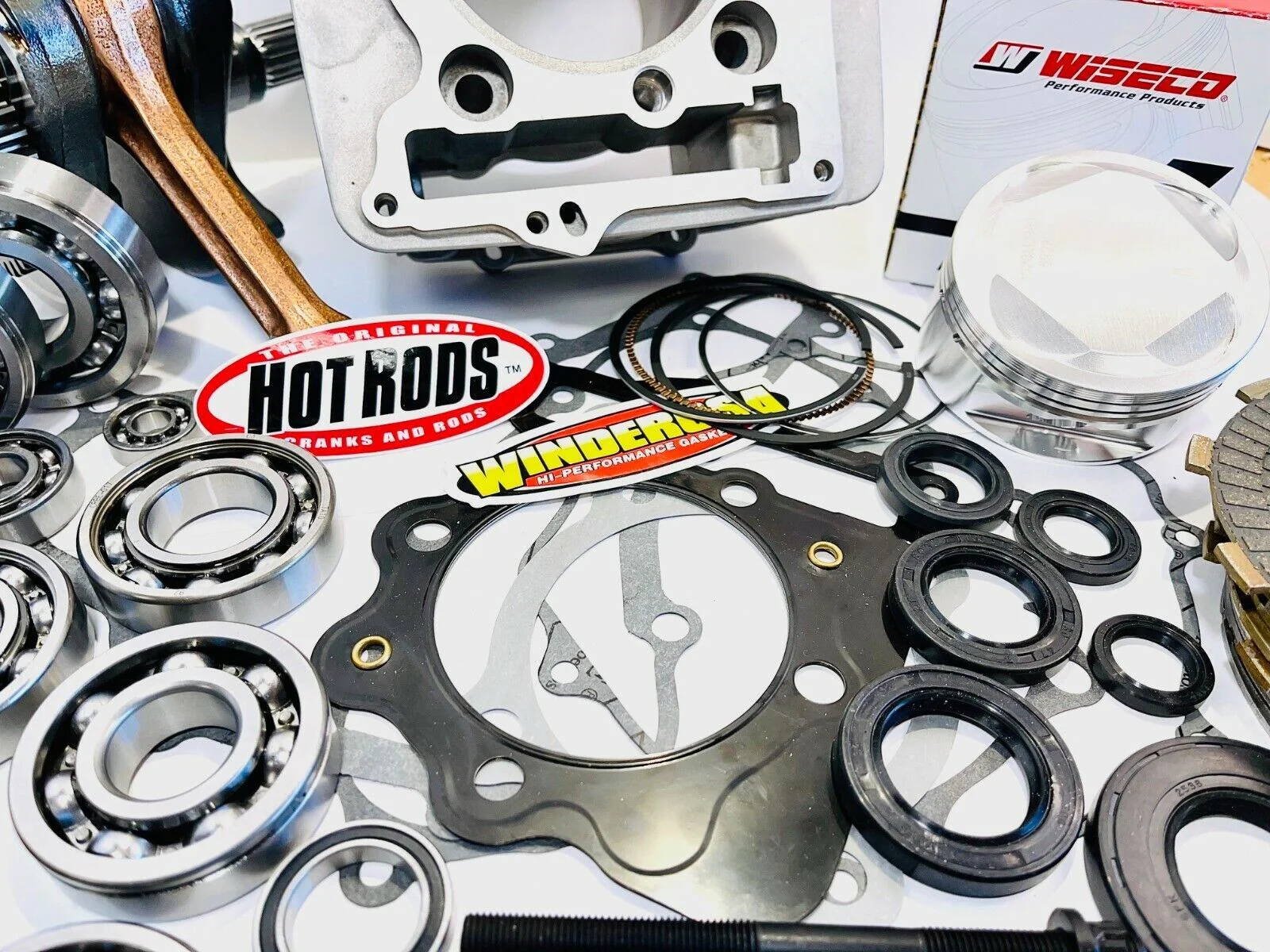 Raptor Warrior 350 Stock Bore Cylinder Complete Rebuilt Motor Engine Rebuild Kit - Image 3
