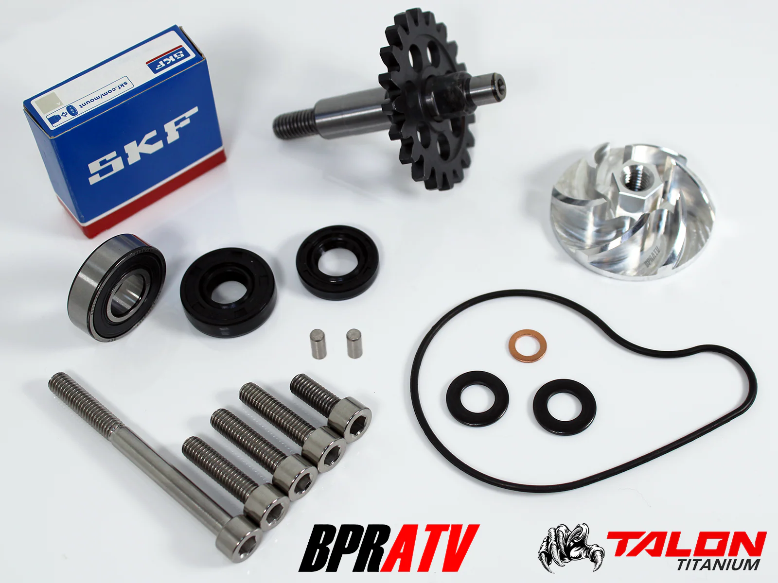 Replace YZ250F YZ 250F Water Pump Impeller Billet Gear Shaft Complete Redo Kit - Image 19