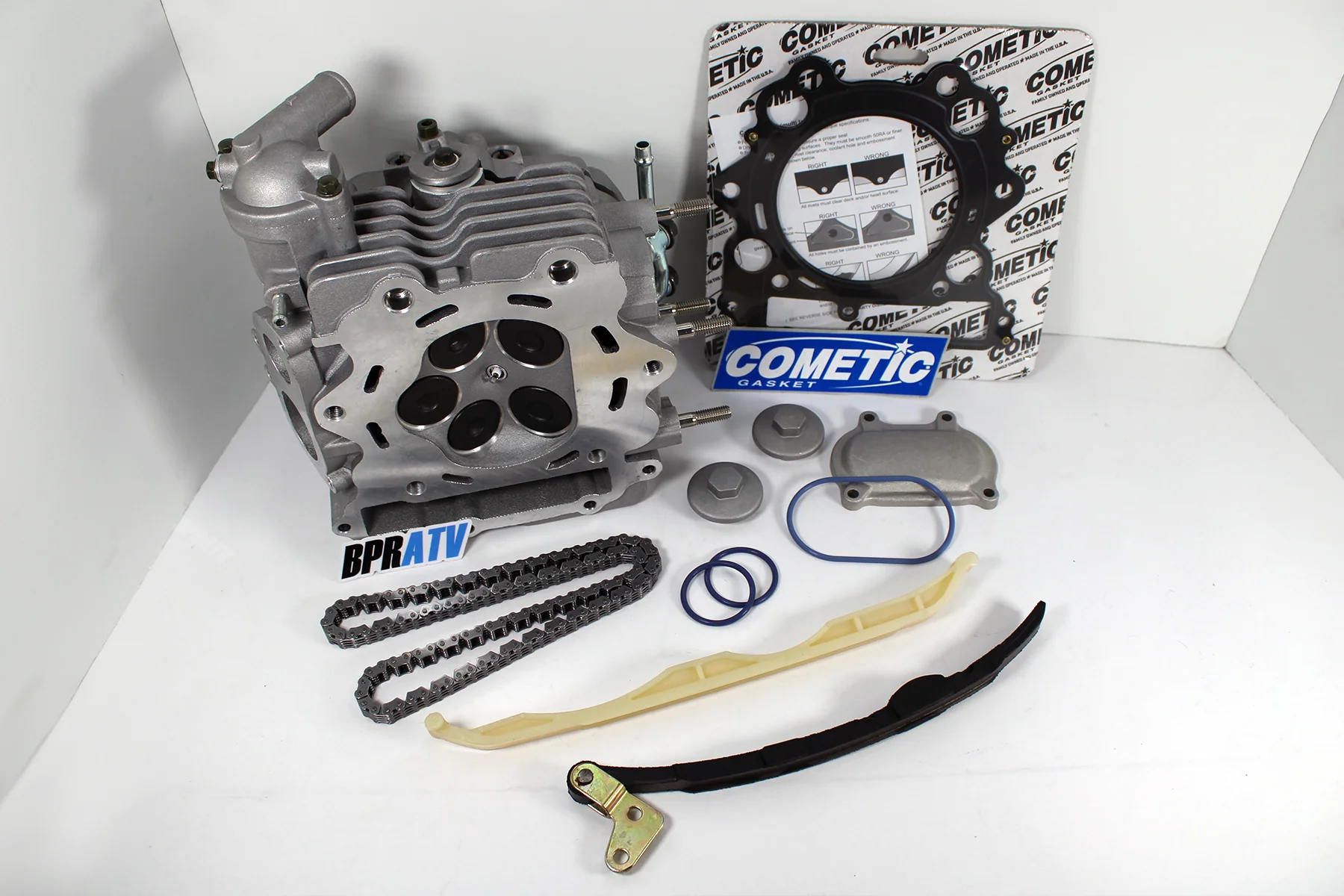 Rhino 660 Cylinder Head & Cam Timing Chain Guides Cometic Gasket 5KM-11101-01-00 - Image 3