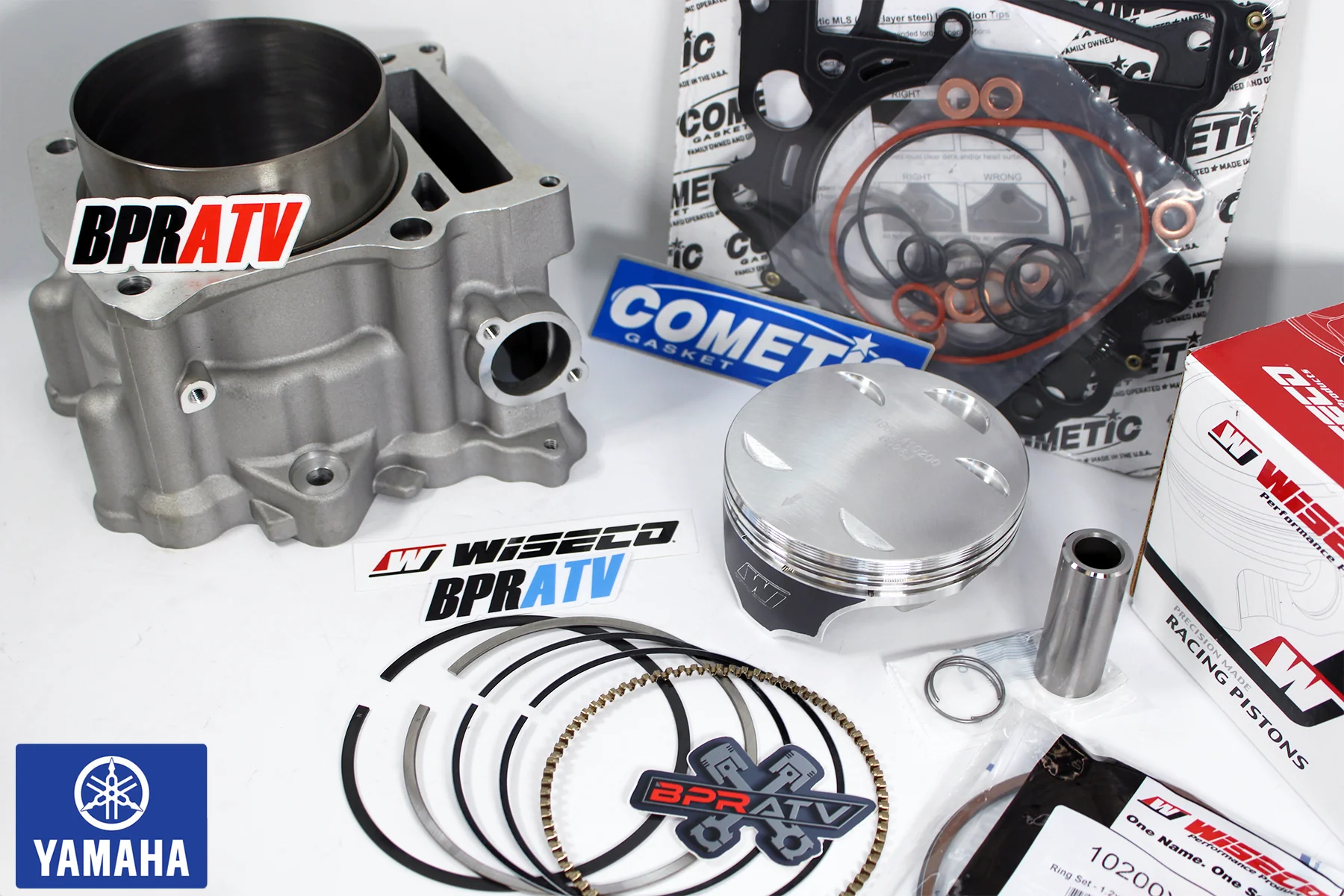 Rhino 660 Grizzly 660 102mm Wiseco Piston Big Bore Cylinder Top End Rebuild Kit - Image 15