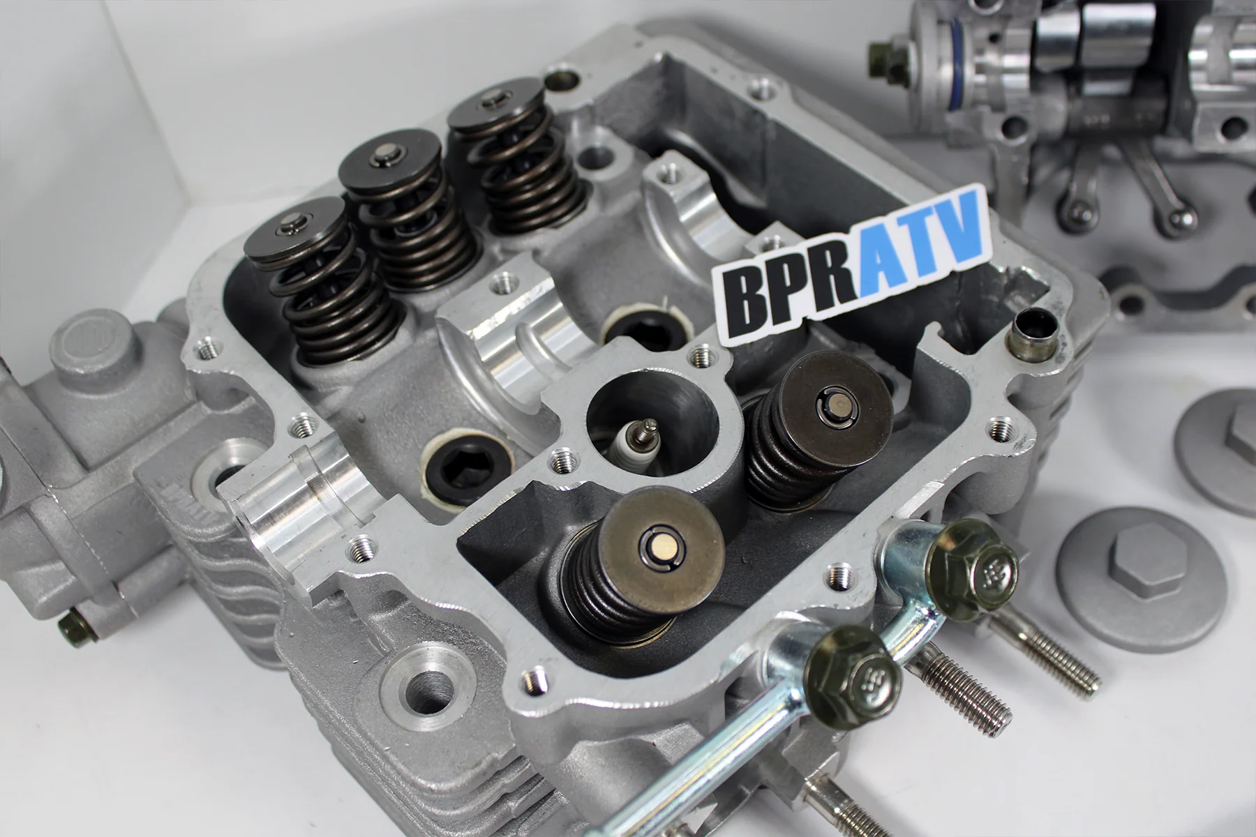 Rhino 660 YFM 660 Assembled Cylinder Head Assembly & Chain Valves Springs Gasket - Image 16