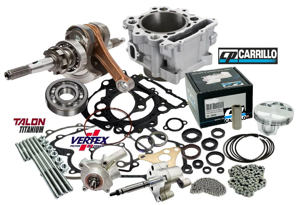 Rhino Grizzly 660 102 Big Bore Rebuild Kit +2 Top End Bottom Motor Engine Redo