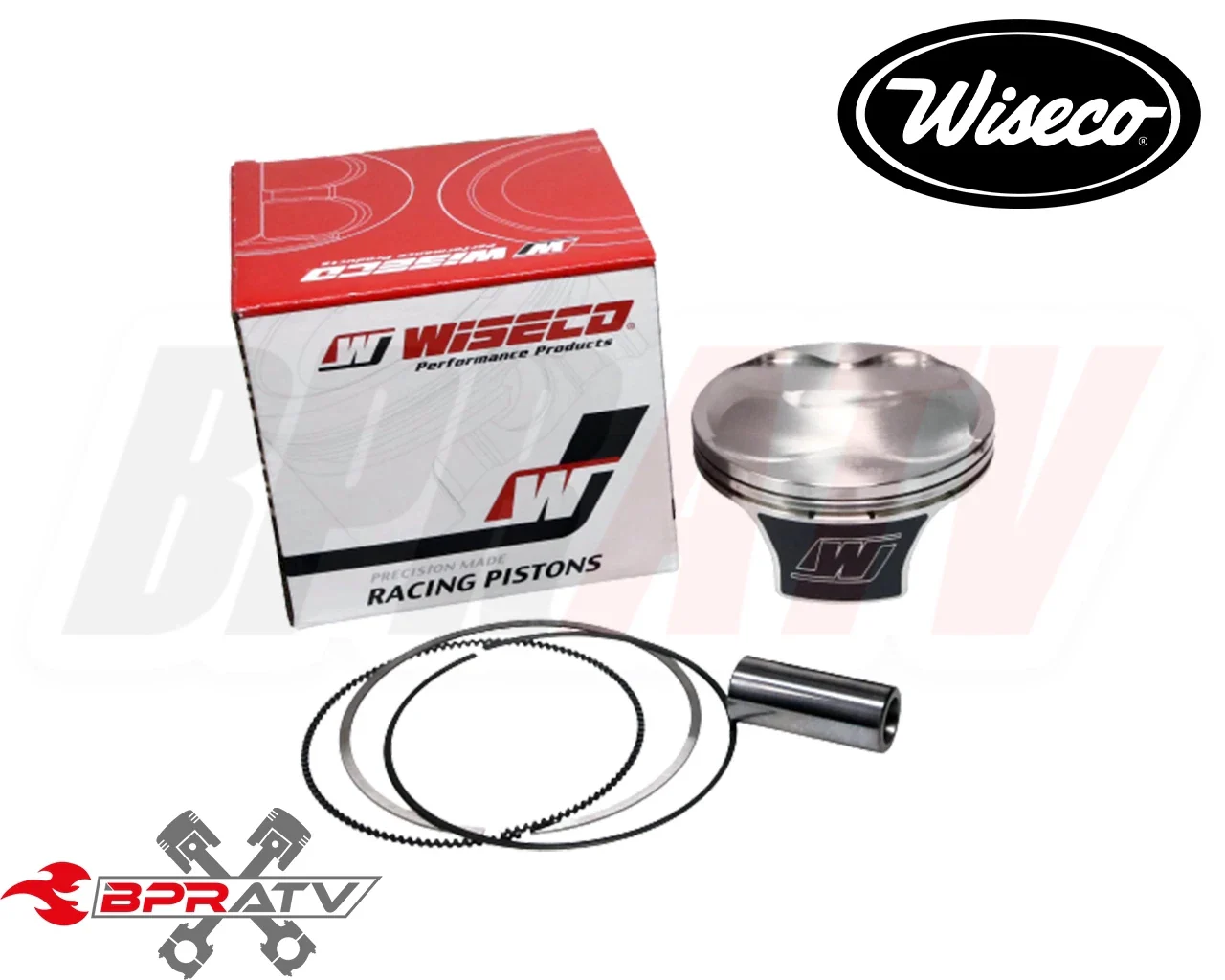 Rhino Grizzly 660 Complete Wiseco Engine Rebuild Kit Crankshaft Bearings Gaskets - Image 6