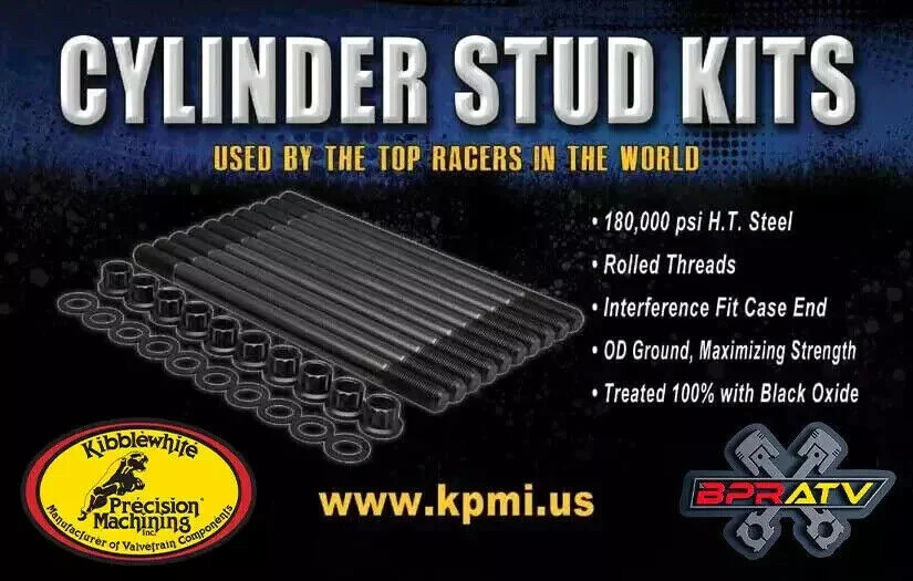 Rhino Grizzly 700 Kibblewhite Head Studs Heavy Duty Aftermarket Yamaha Stud Kit - Image 18
