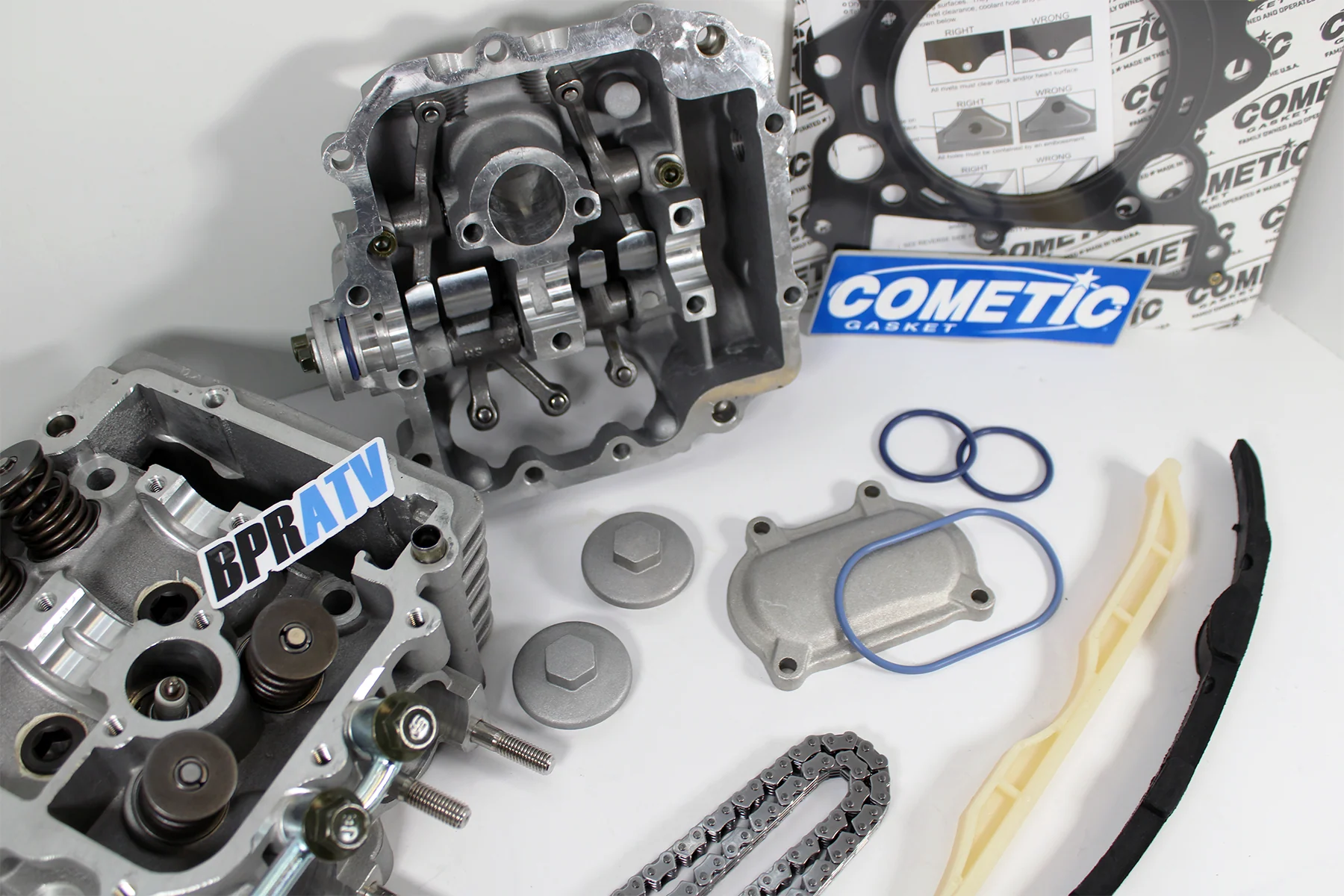 Rhino Grizzly YXR YFM 660 Assembled Cylinder Head Assembly Valves Springs Gasket - Image 13