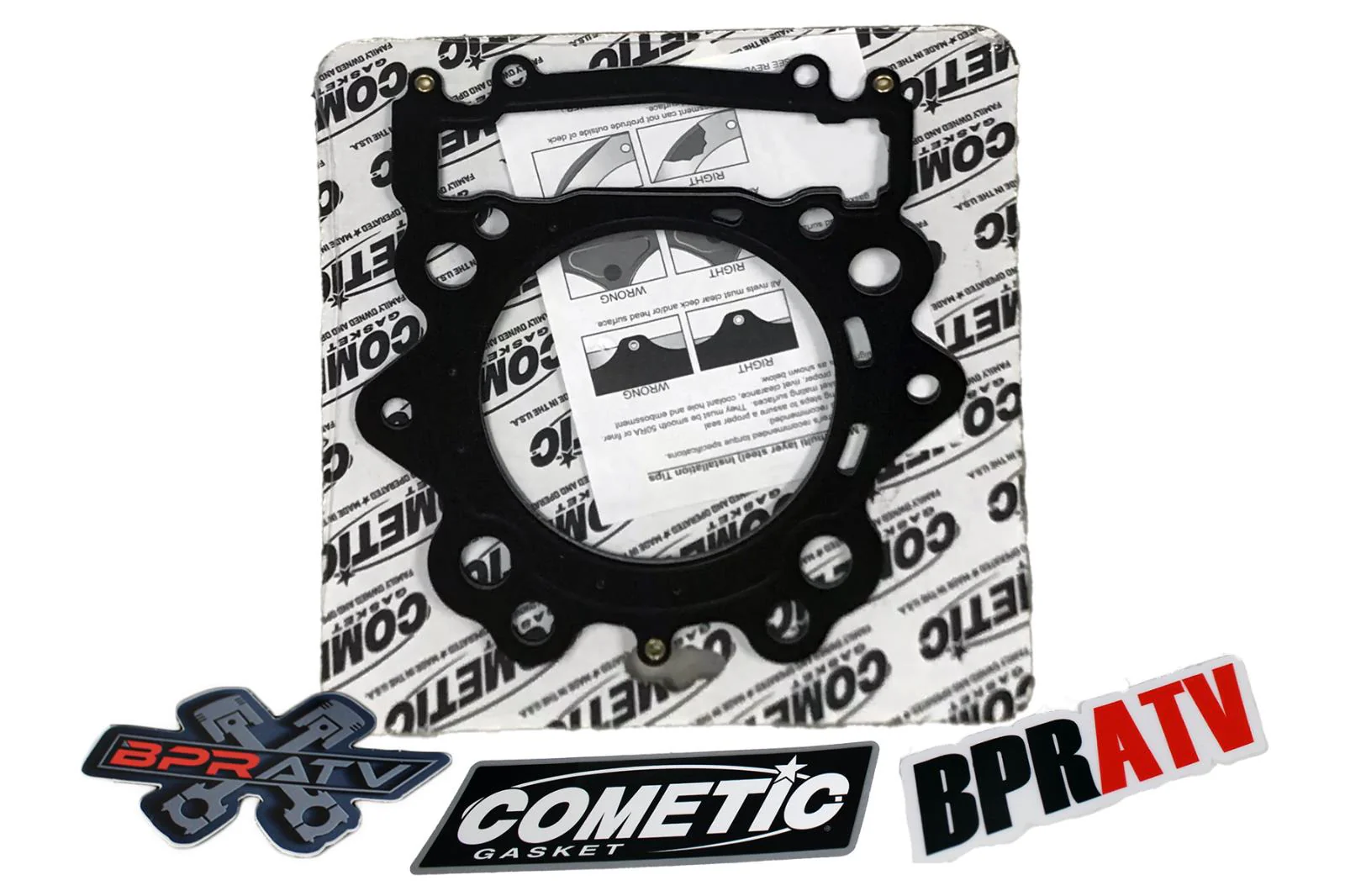 Rhino Viking 700 105.5 Big Bore Head Gasket Cometic C3144 EST Top End Gasket Kit - Image 5