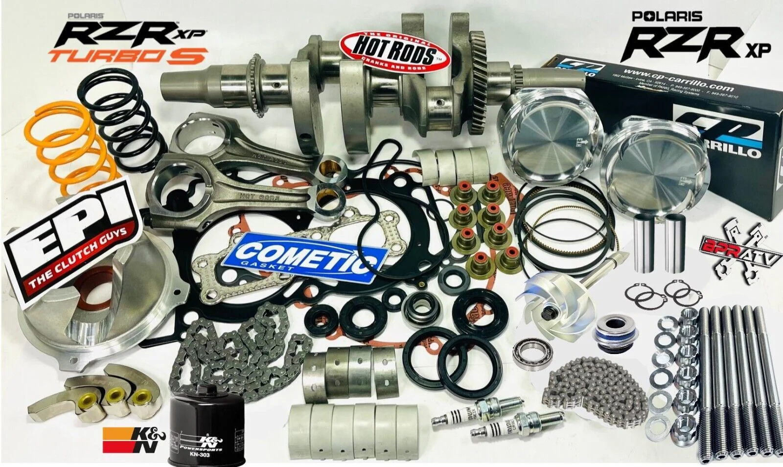 RZR XP Pro Turbo EPI Mudder Clutch Complete Rebuild Kit Motor Engine Assembly