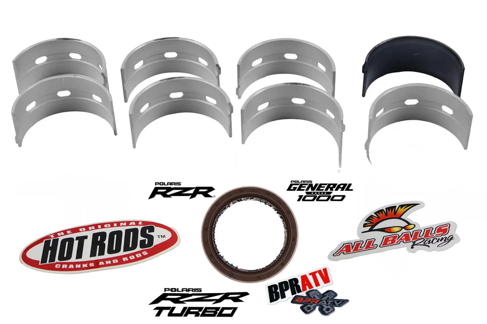 RZR XP Turbo S S4 Crankshaft Bushings Bearings Complete Hotrods Bushing Seal Kit - Image 2