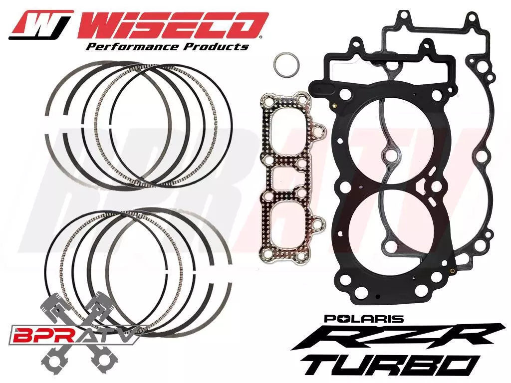 RZR XP Turbo S S4 OEM Cylinder Wiseco Pistons Complete Top End Assembly Stud Kit - Image 6